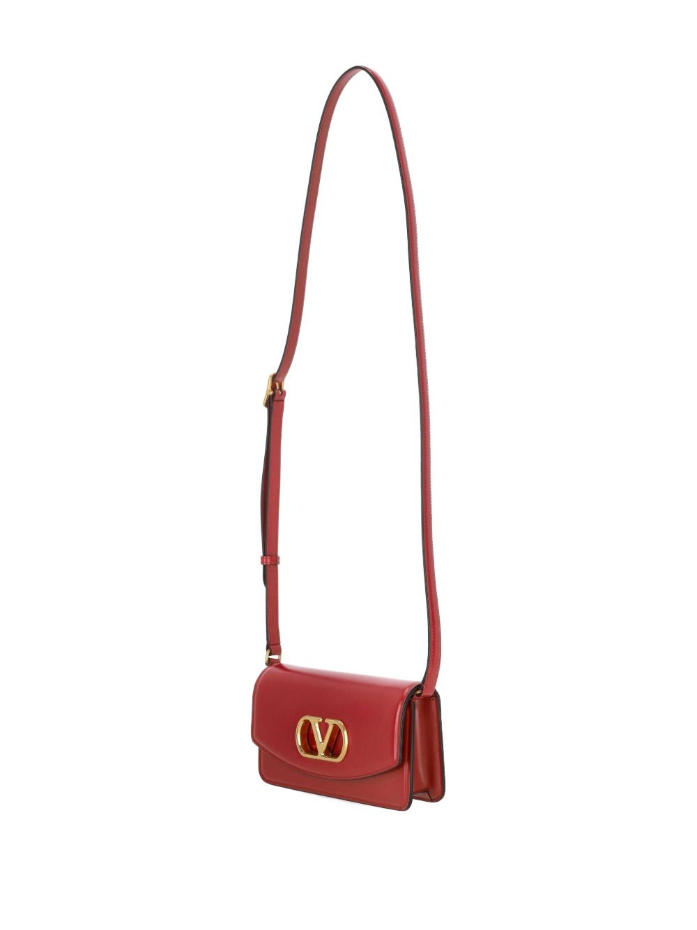 Valentino Garavani Vain Small Shoulder Bag in Shiny Calfskin Valentino Garavani