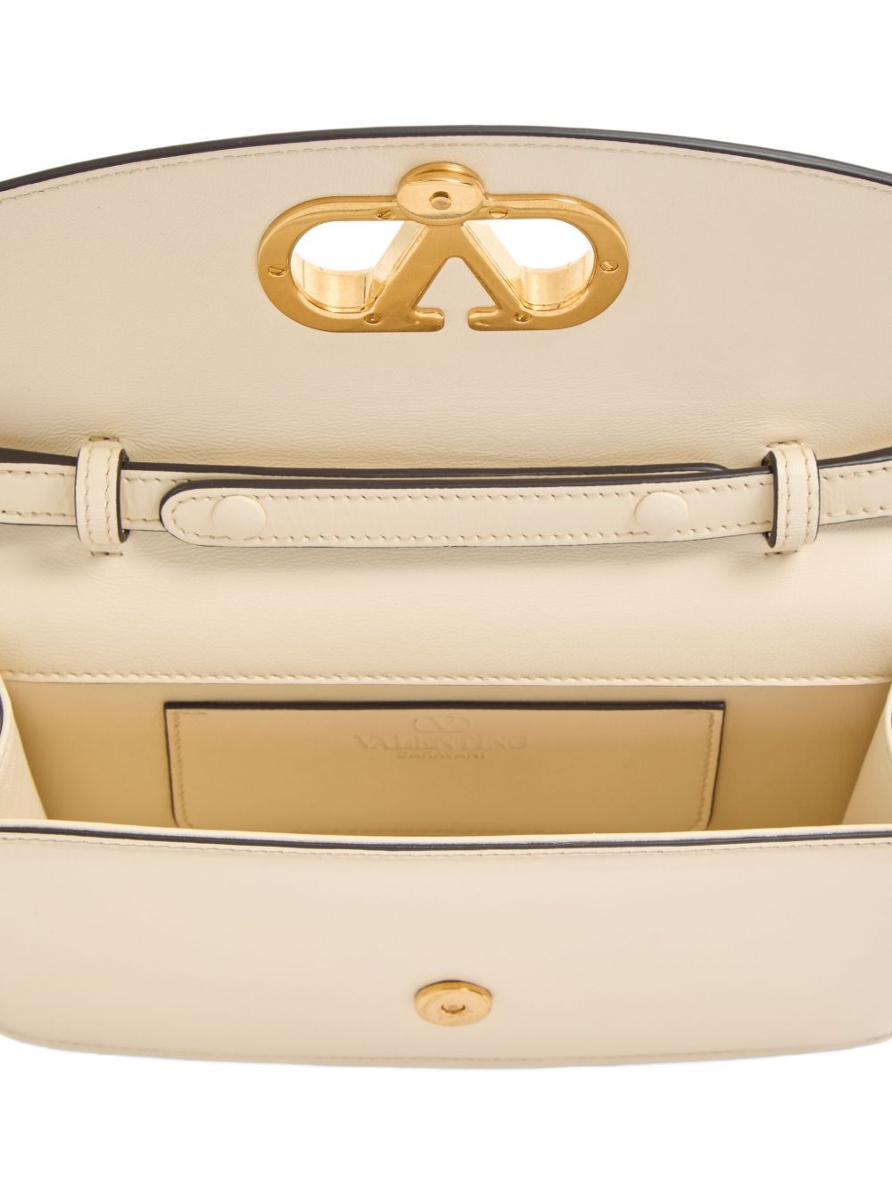 Valentino Garavani Vain Clutch in Shiny Calfskin Valentino Garavani