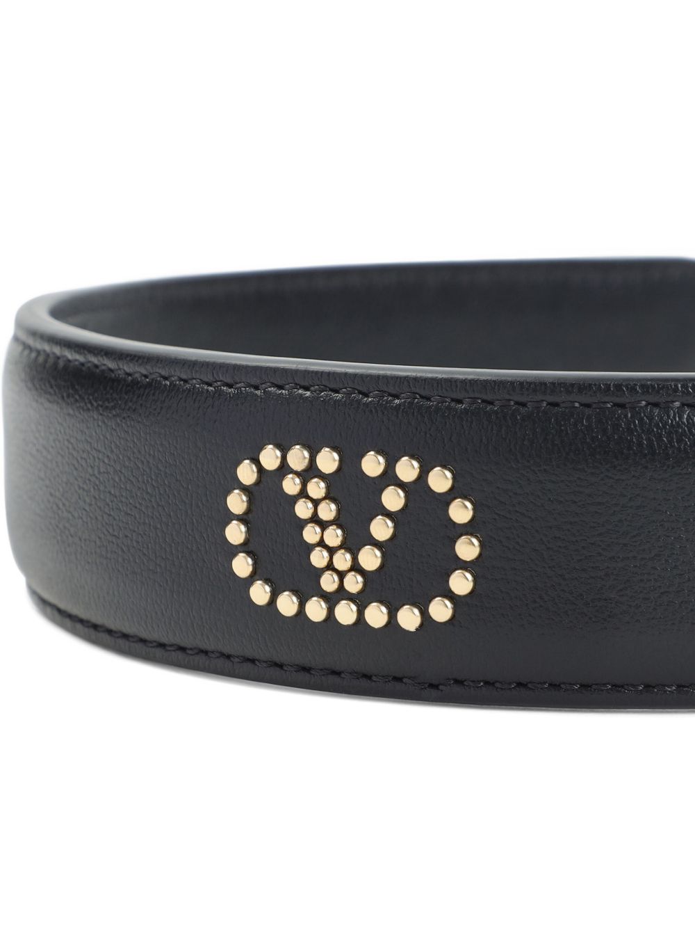 Valentino Garavani stud-embellished Leather Headband Valentino Garavani