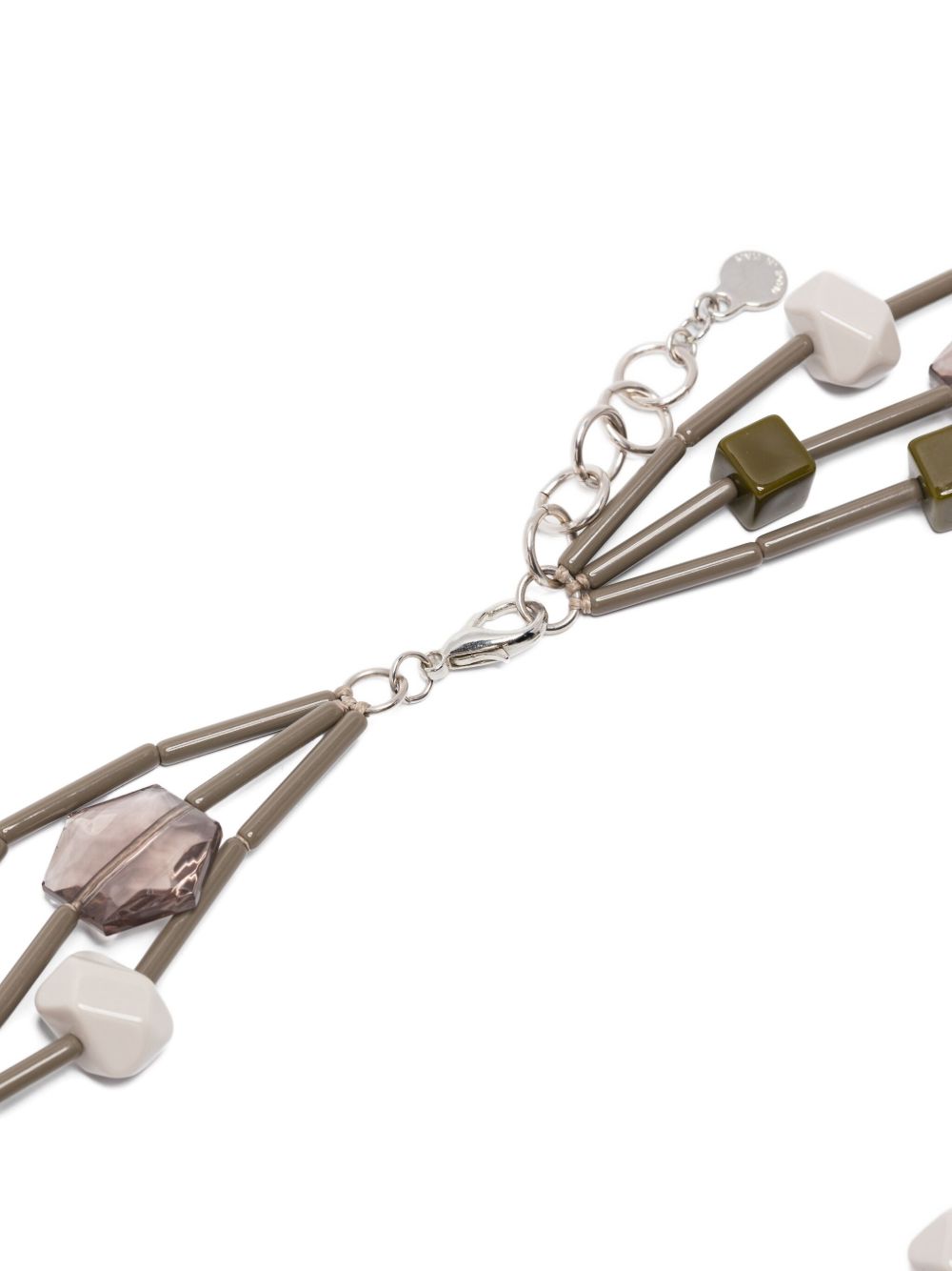 EMPORIO ARMANI EXCLUSIVE Multi-strand necklace with geometric elements EMPORIO ARMANI EXCLUSIVE