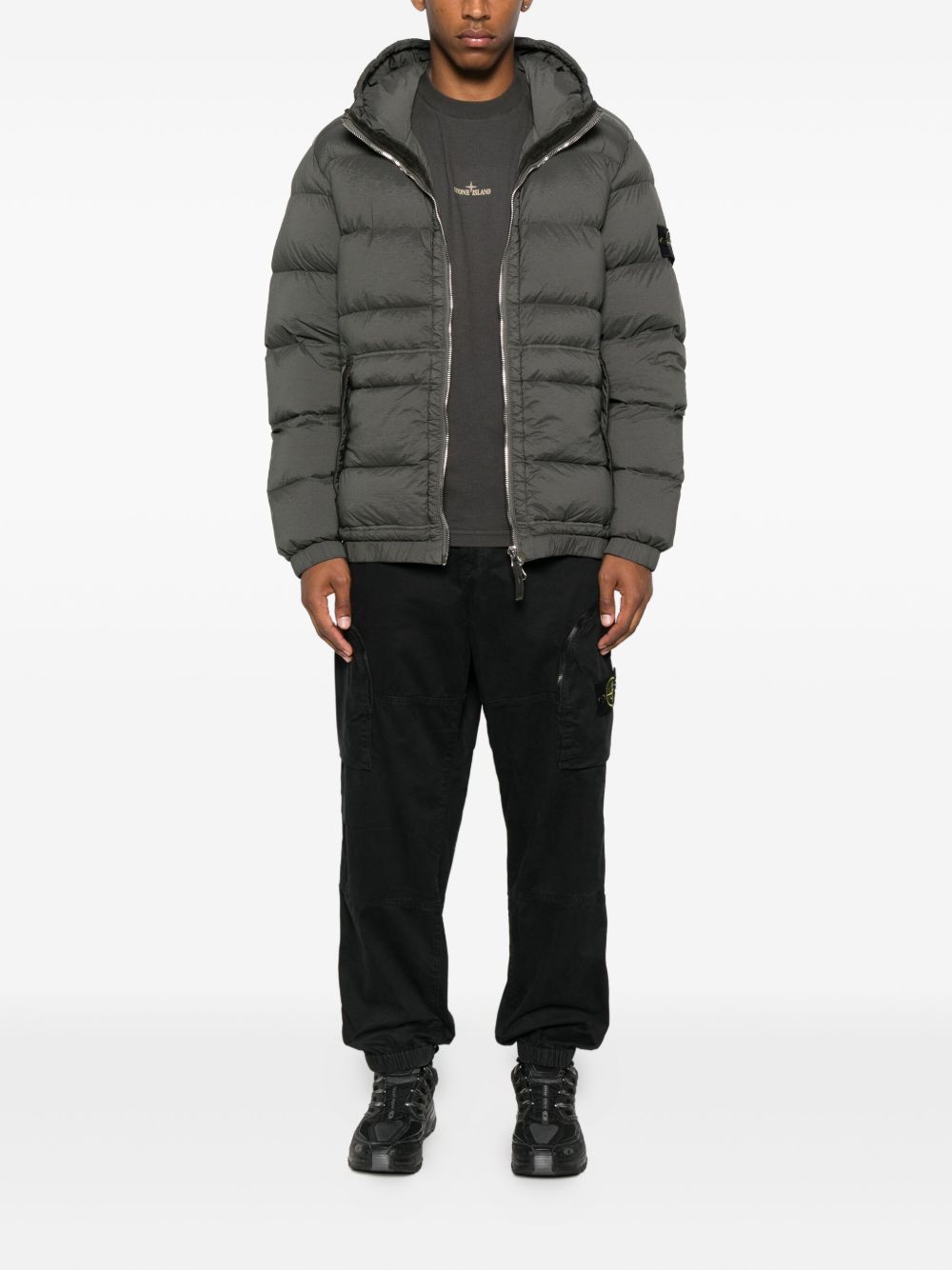 Stone Island Coats Grey Stone Island