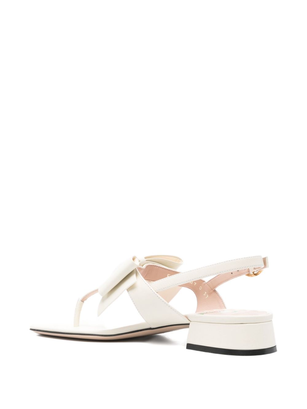 Valentino Garavani Bow-embellished slingback sandals Valentino Garavani
