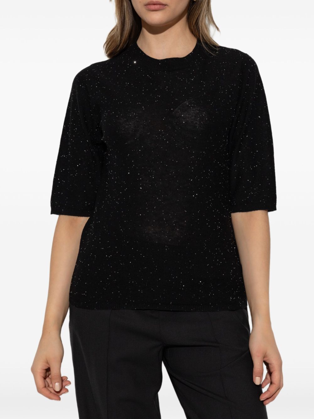 Fabiana Filippi Sweaters Black Fabiana Filippi