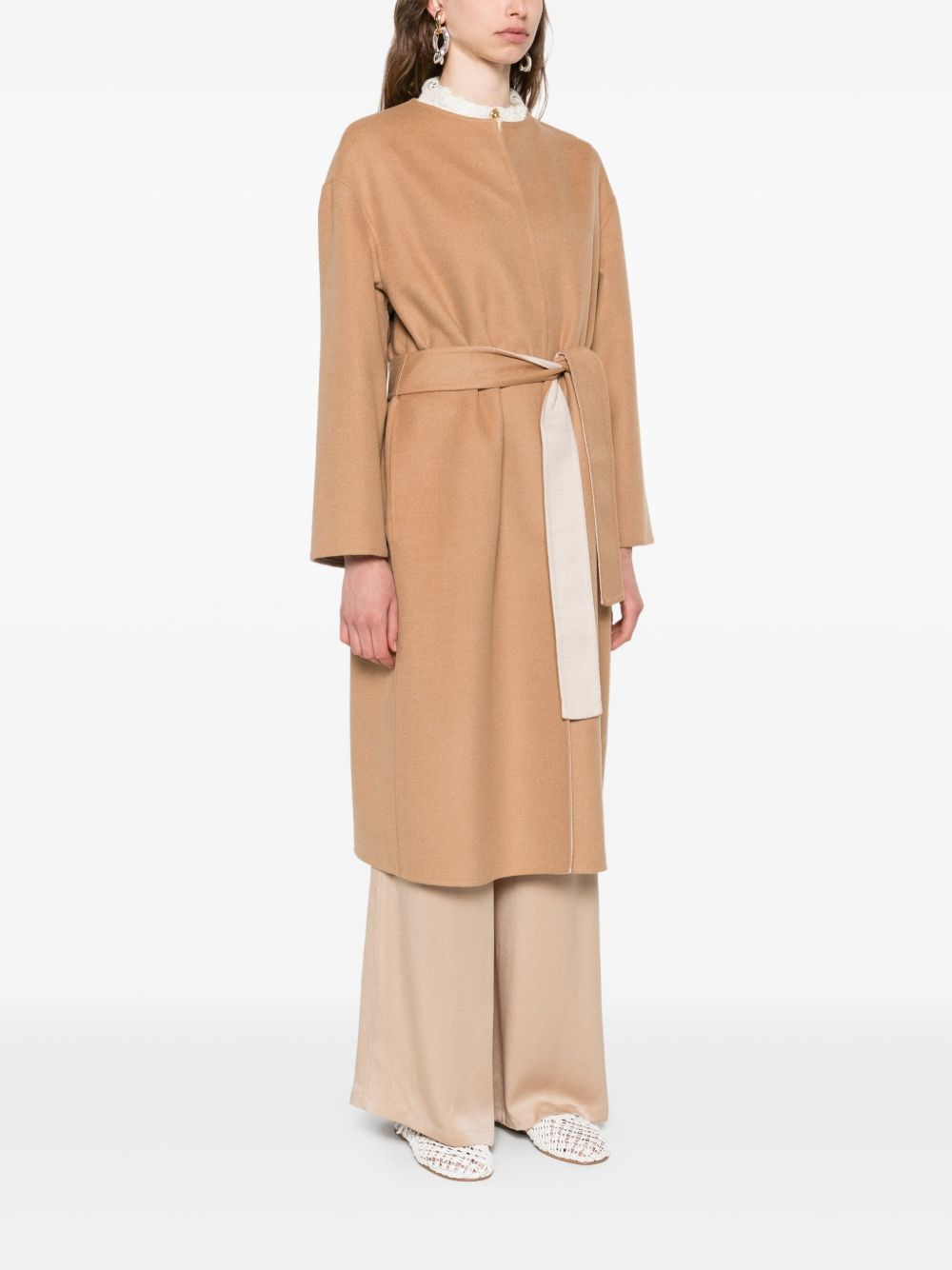 Fabiana Filippi Coats Beige Fabiana Filippi