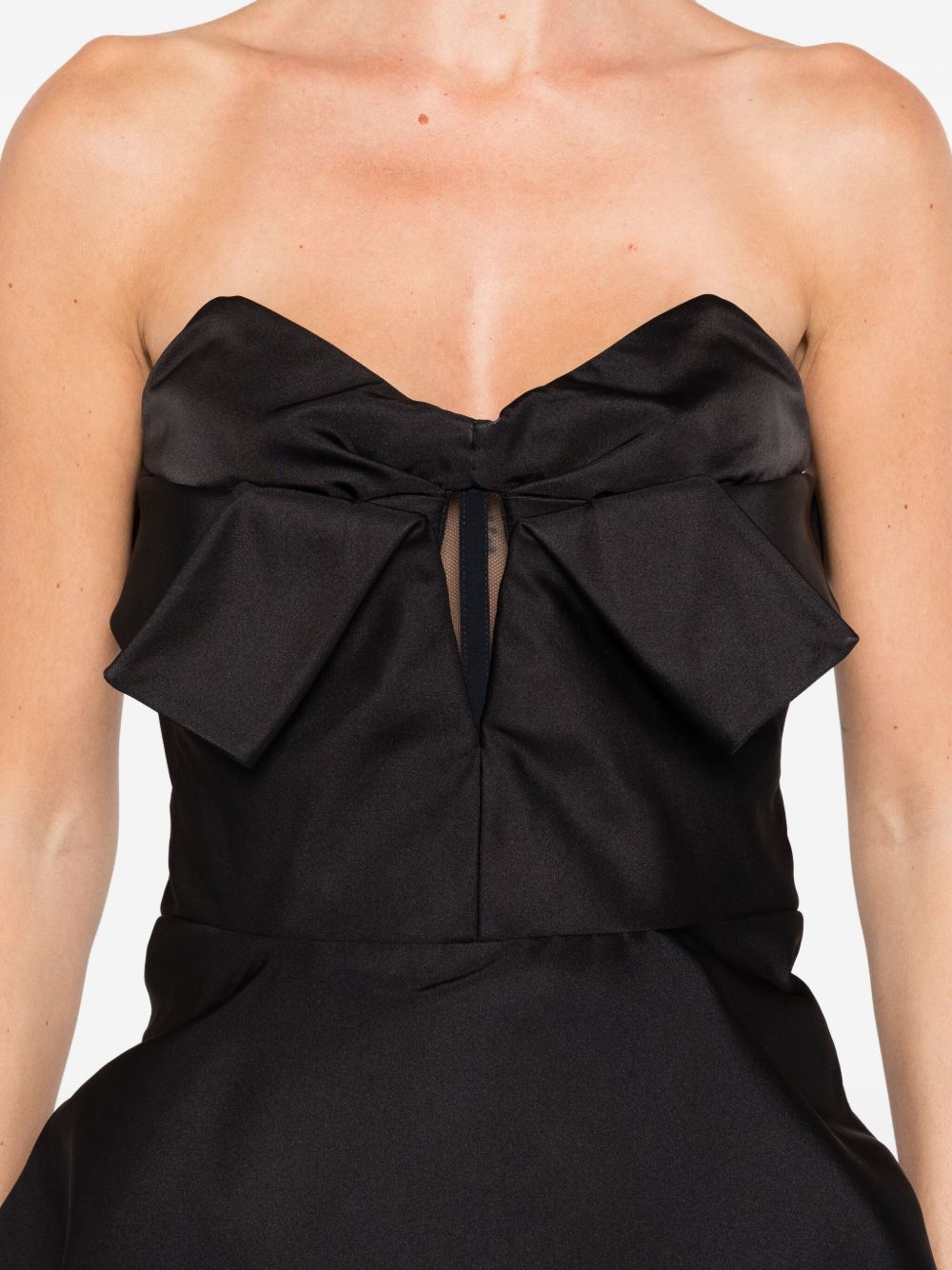 Alexander McQueen Bow-detailed peplum top Alexander Mcqueen