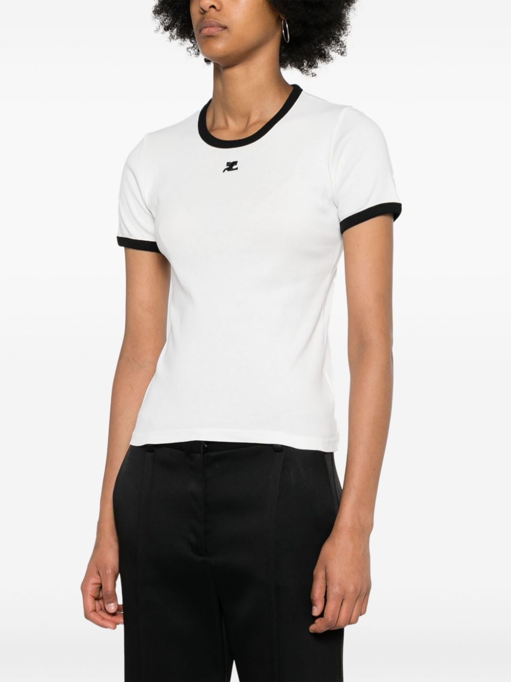 COURREGES PRE T-shirts and Polos White Courreges Pre