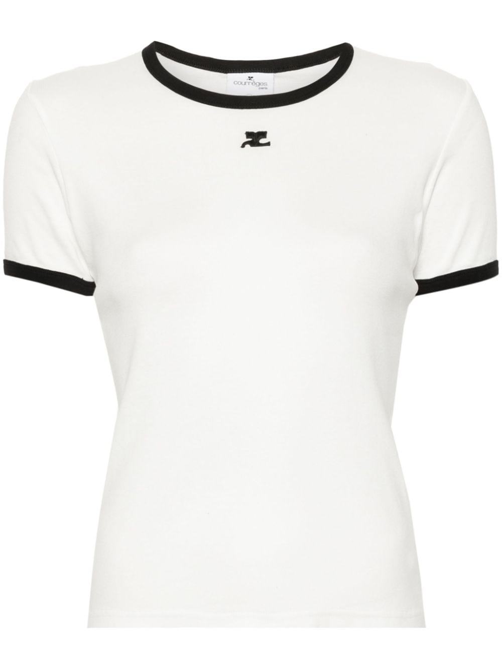 COURREGES PRE T-shirts and Polos White Courreges Pre