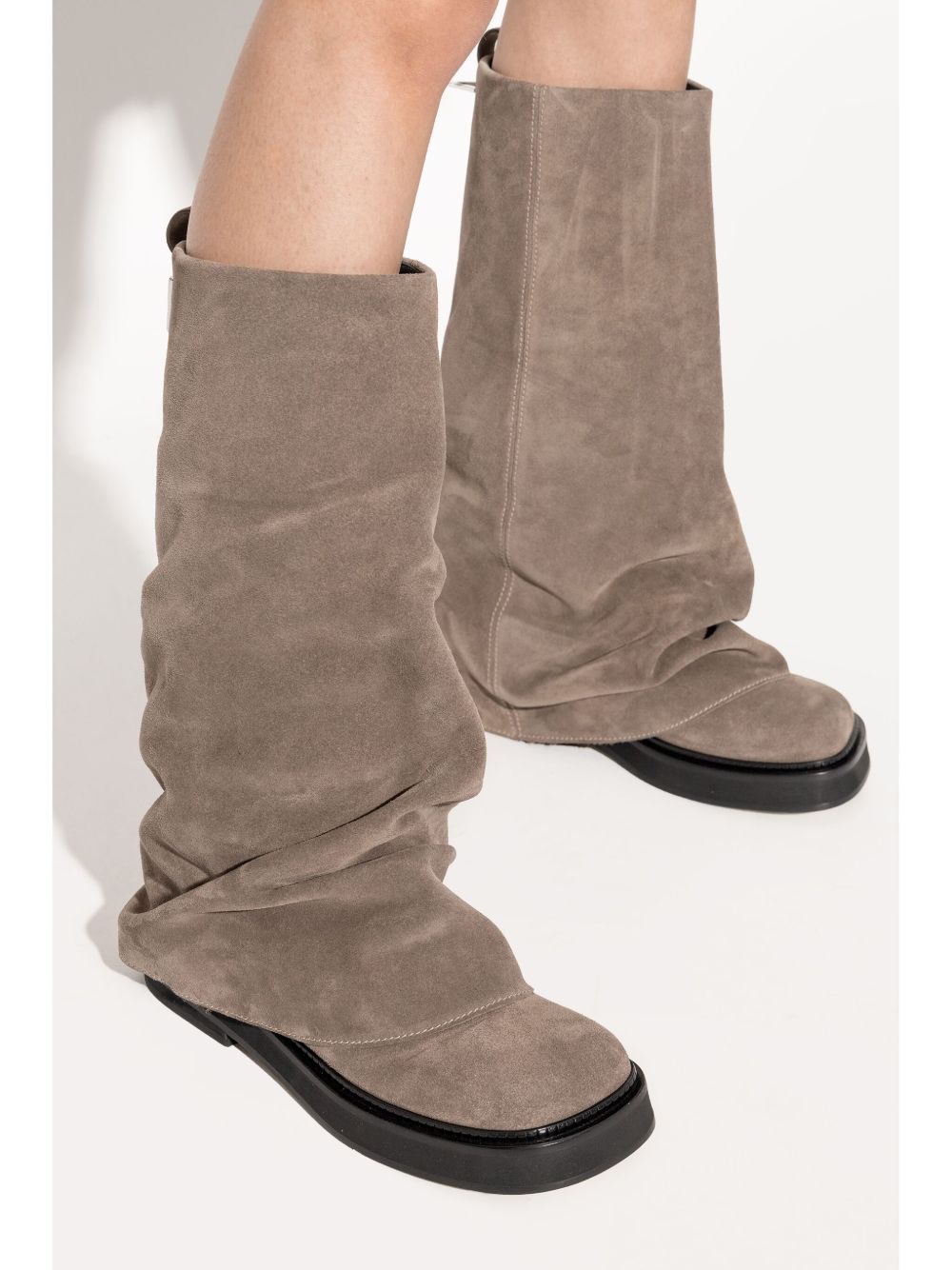 The Attico Boots Dove Grey The Attico