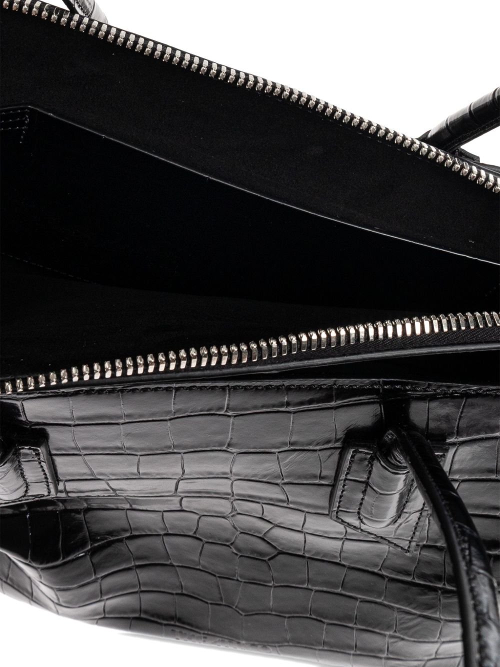 The Attico crocodile-effect tote bag