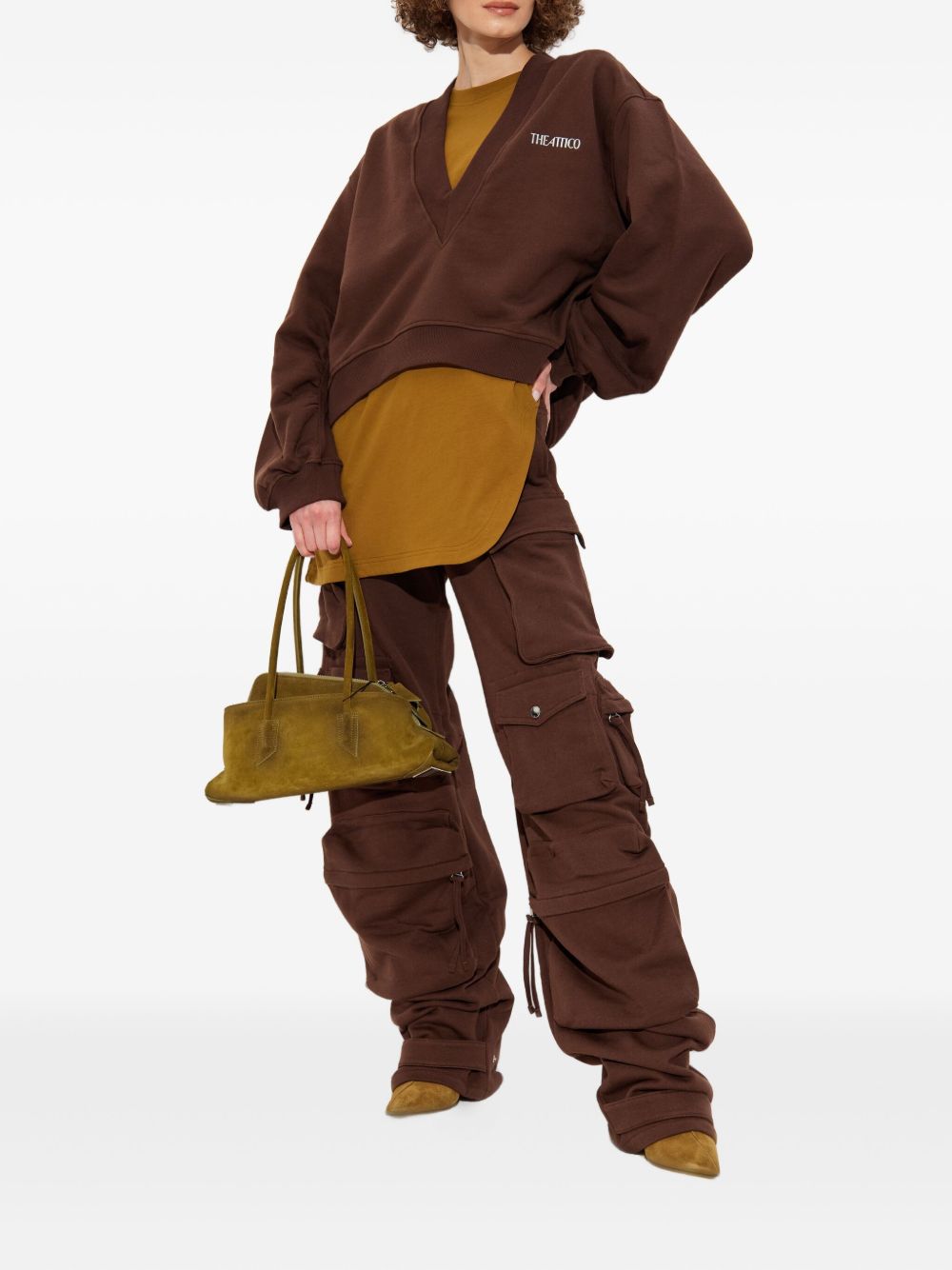 The Attico Sweaters Brown The Attico