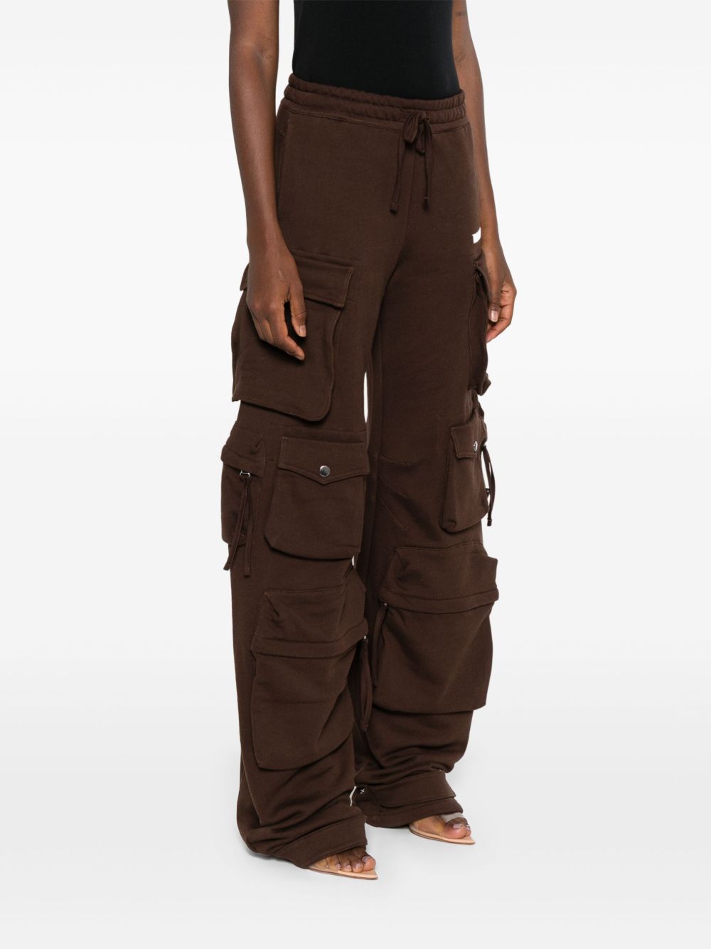 The Attico Trousers Brown The Attico