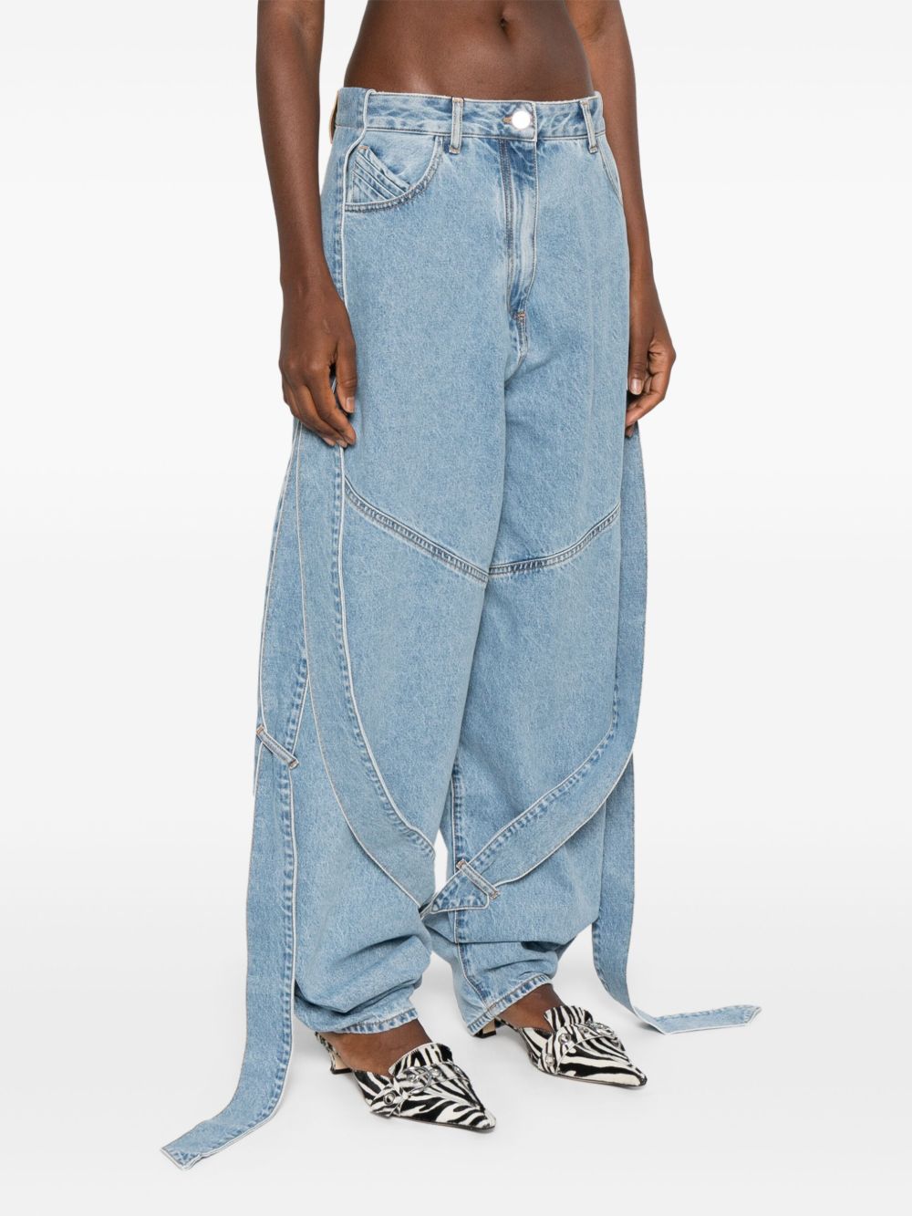 The Attico Jeans Clear Blue The Attico