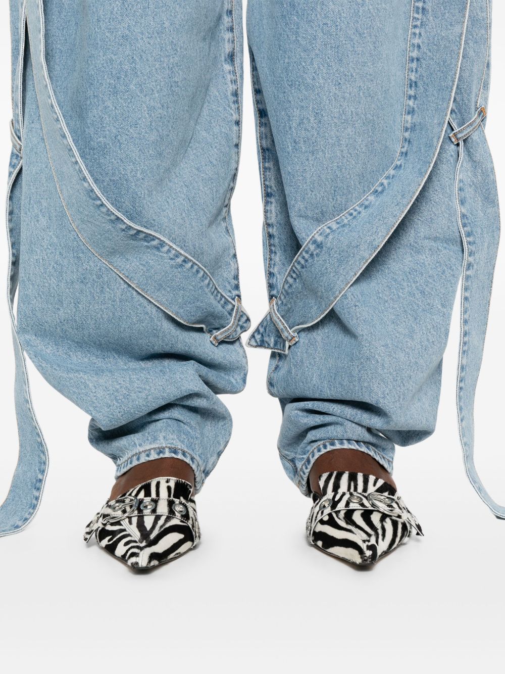 The Attico Jeans Clear Blue The Attico