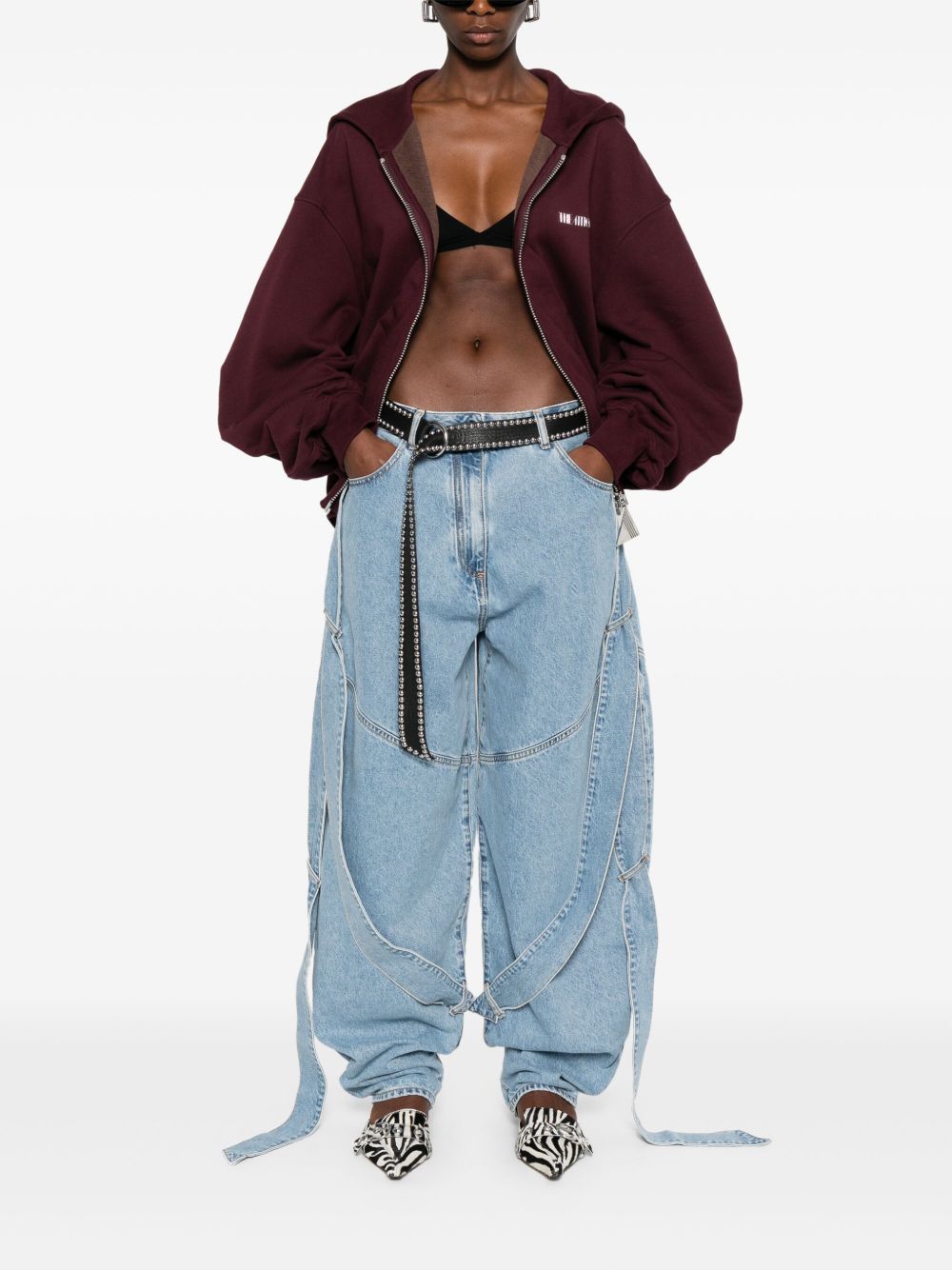 The Attico Jeans Clear Blue The Attico