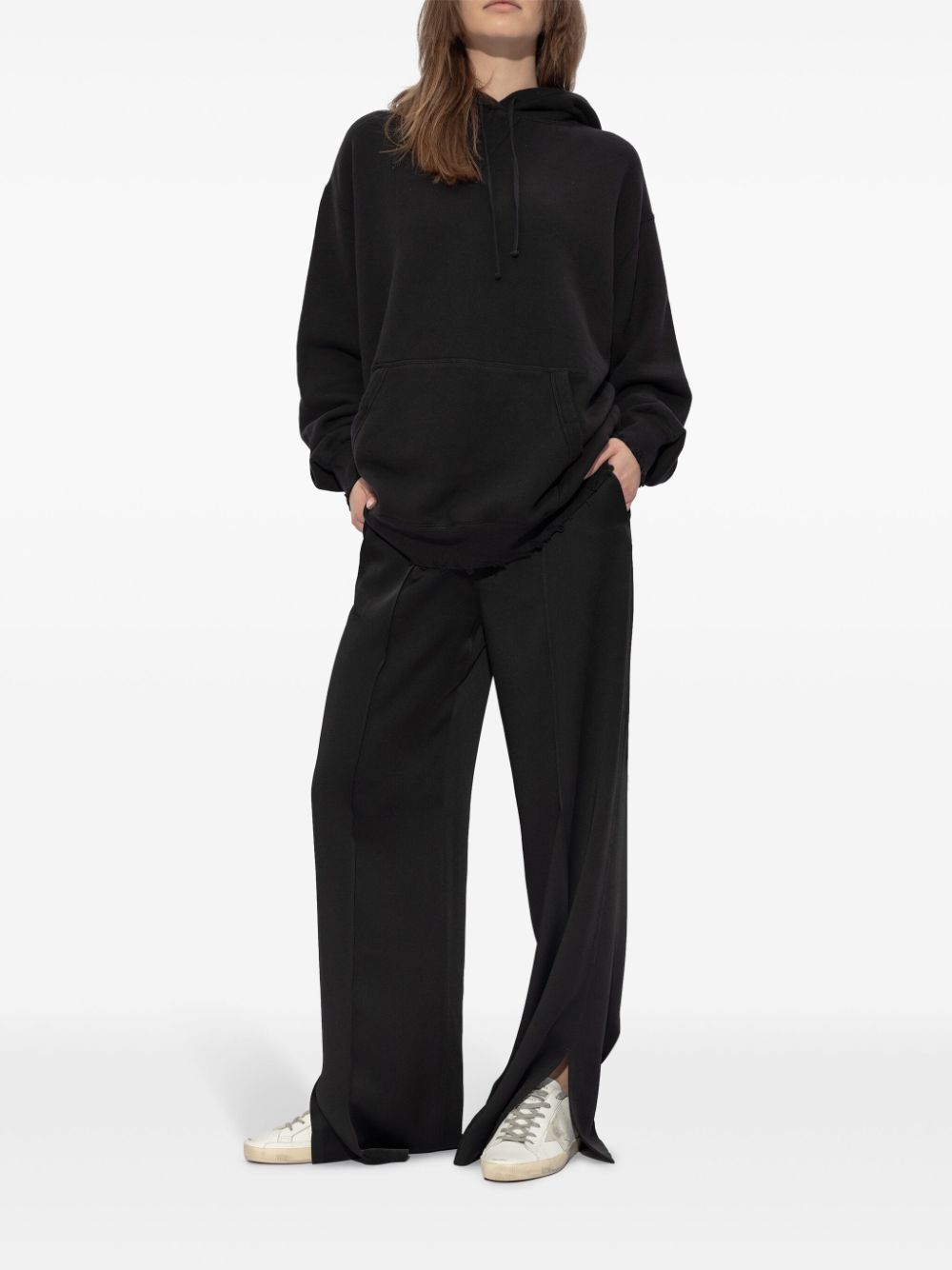 Golden Goose Super-star distressed leather sneakers Golden Goose