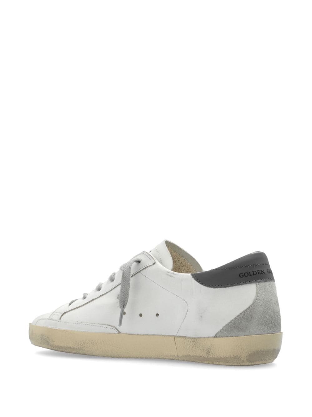 Golden Goose Super-star distressed leather sneakers Golden Goose