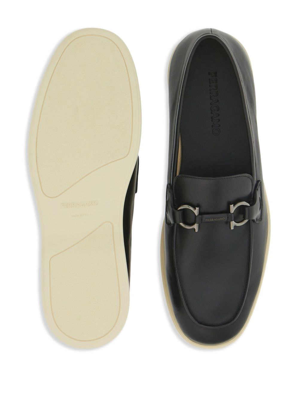 Ferragamo Informal moccasin with Gancini ornament Ferragamo