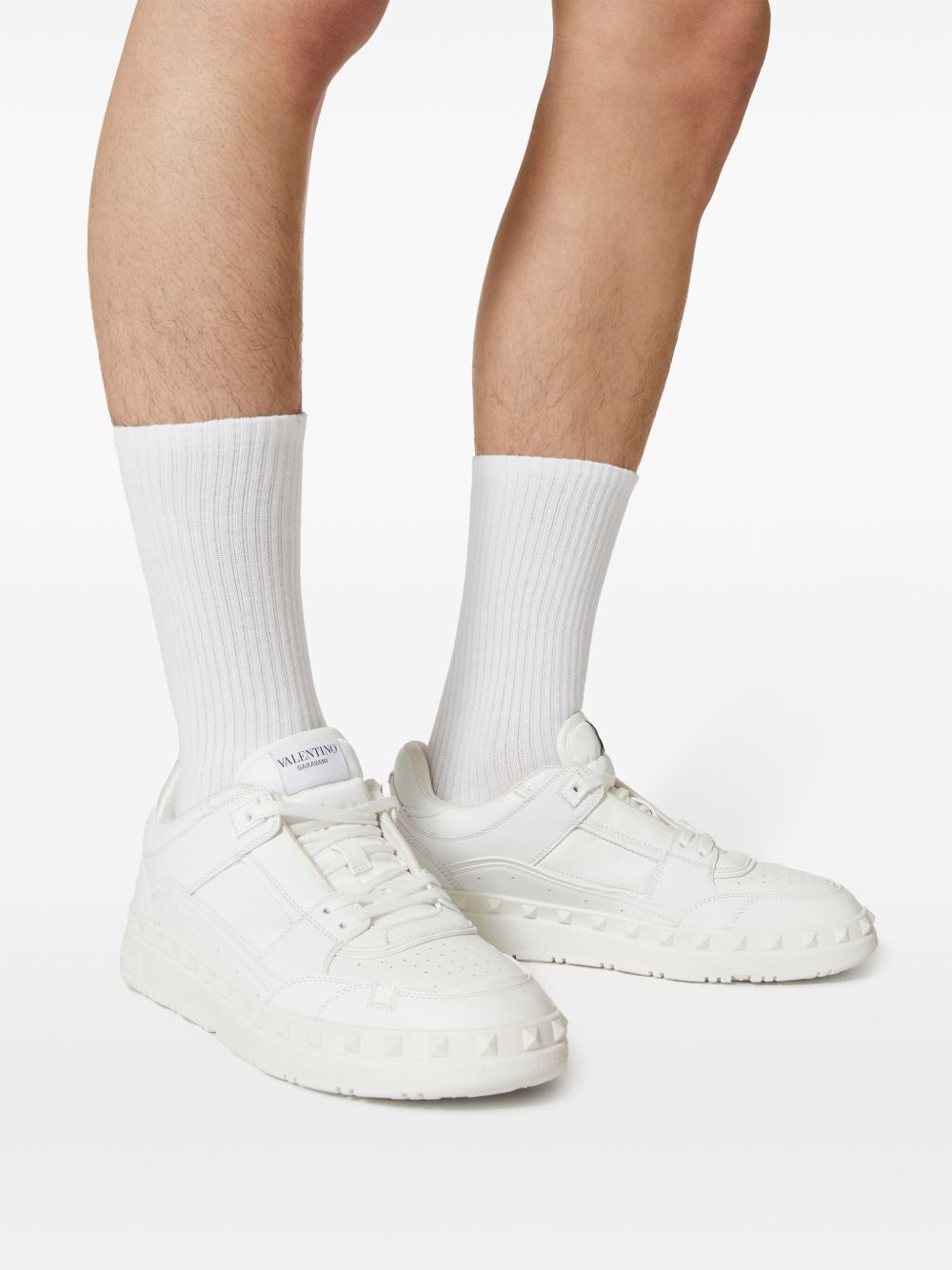 Valentino Garavani Freedots low-top leather sneakers Valentino Garavani