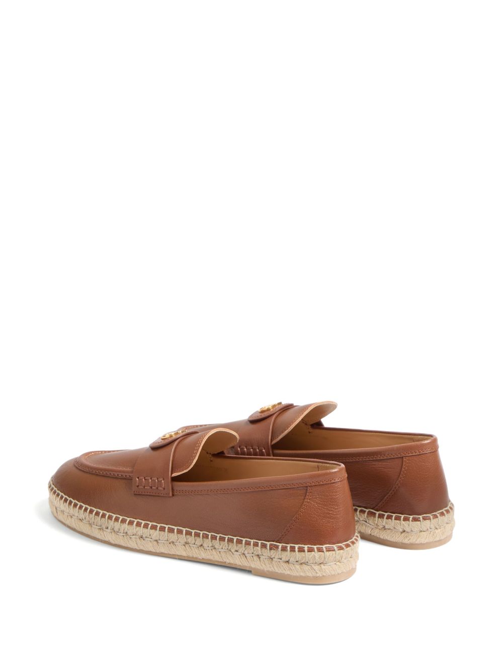 Valentino Garavani Vlogo Signature Calfskin Moccasin Valentino Garavani