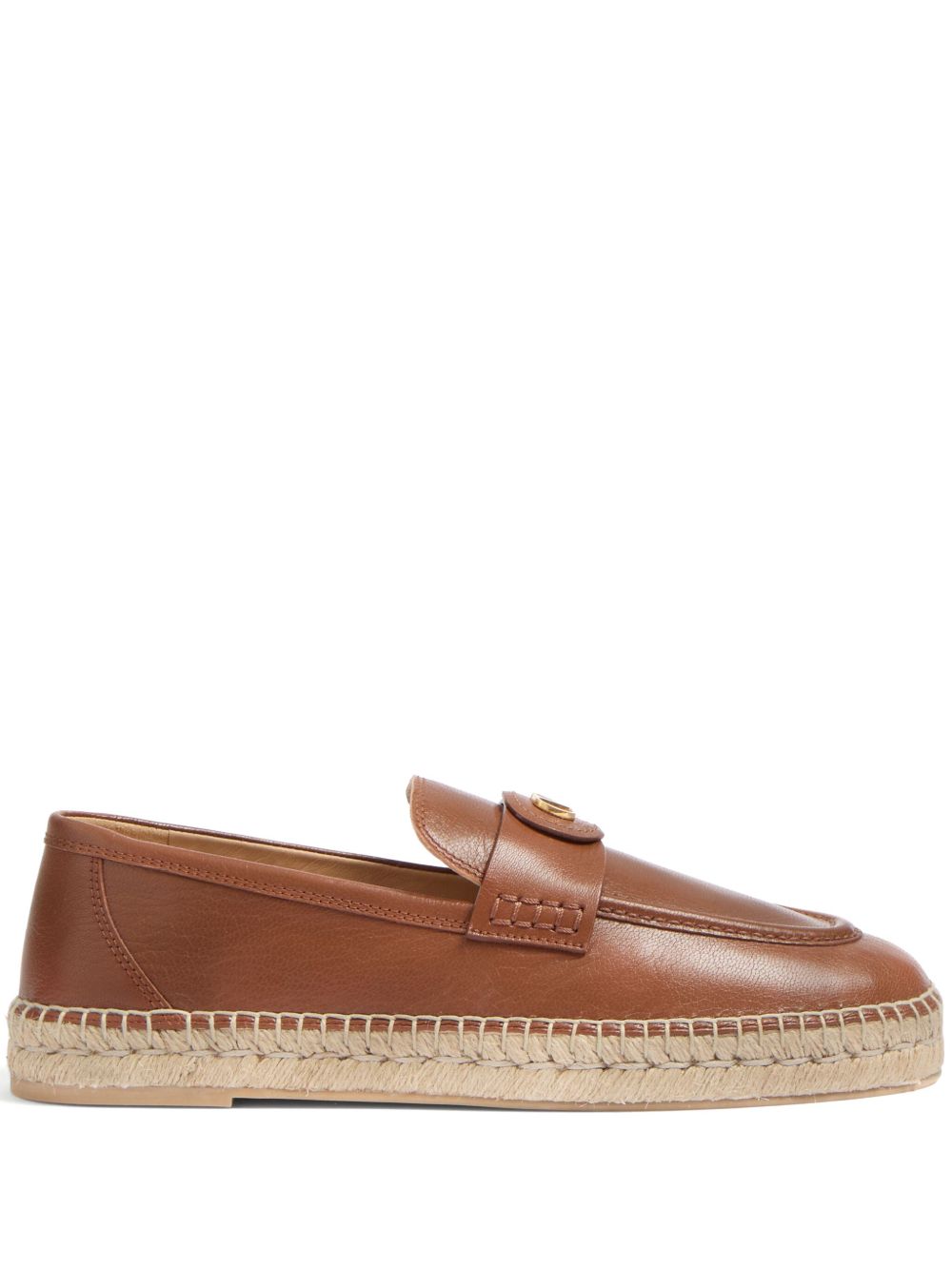 Valentino Garavani Vlogo Signature Calfskin Moccasin Valentino Garavani