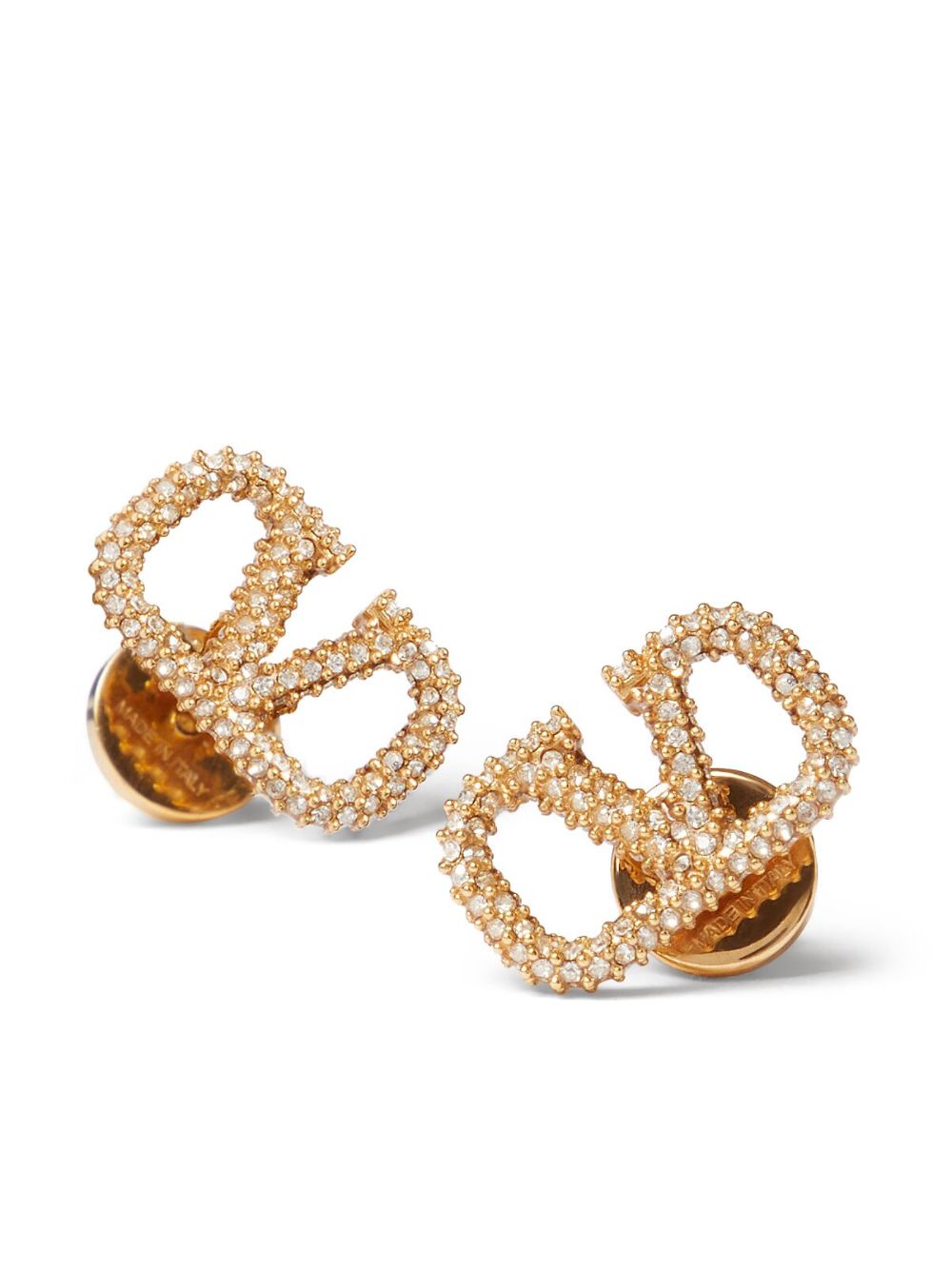 Valentino Garavani VLogo Signature crystal-embellished earrings Valentino Garavani
