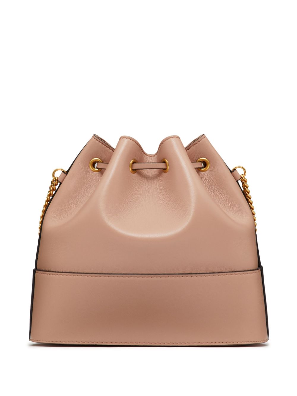 Valentino Garavani Mini Bucket Bag With Chain Vlogo Signature In Nappa Leather