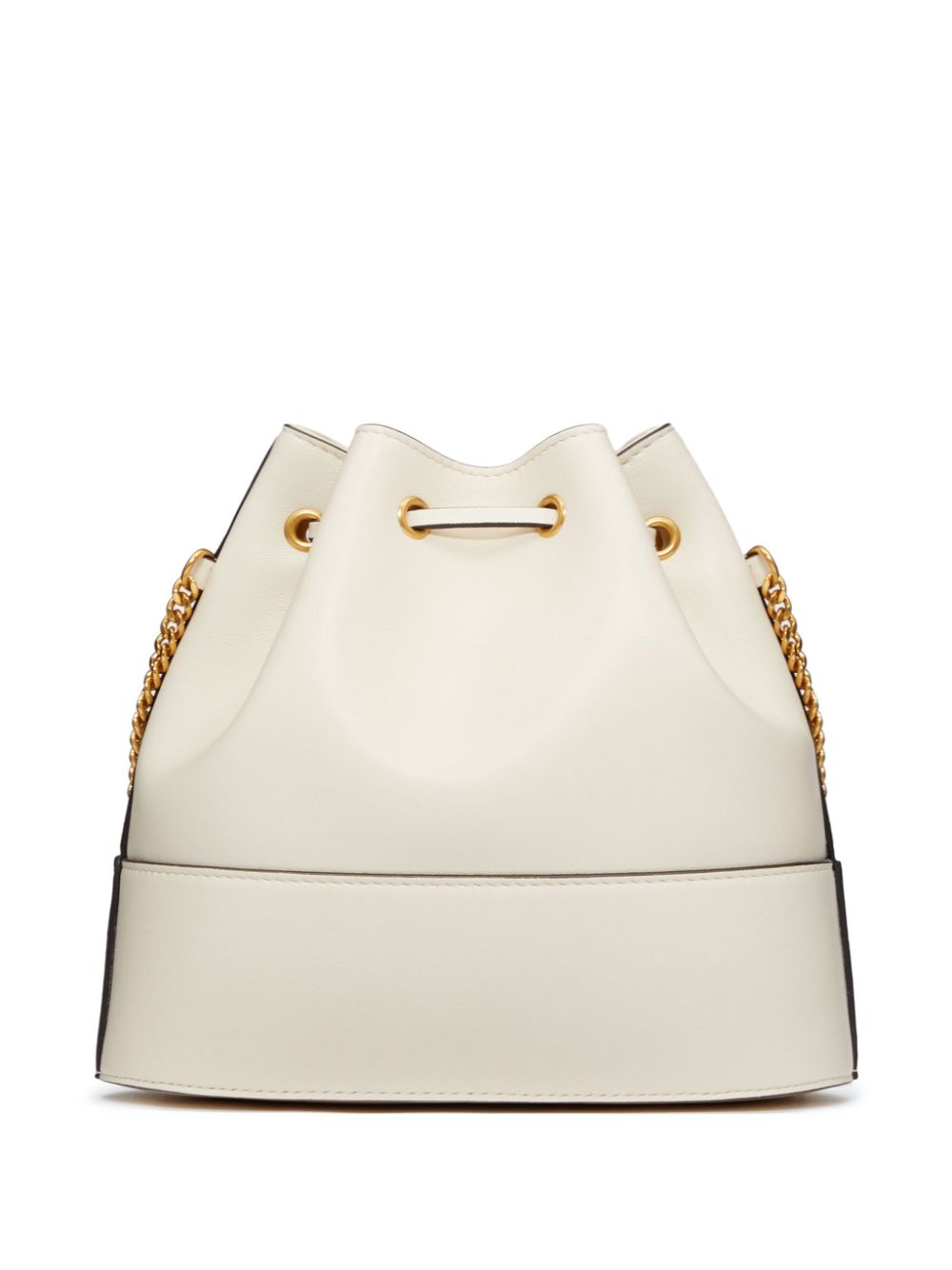 Valentino Garavani Mini Bucket Bag With Chain Vlogo Signature In Nappa Leather