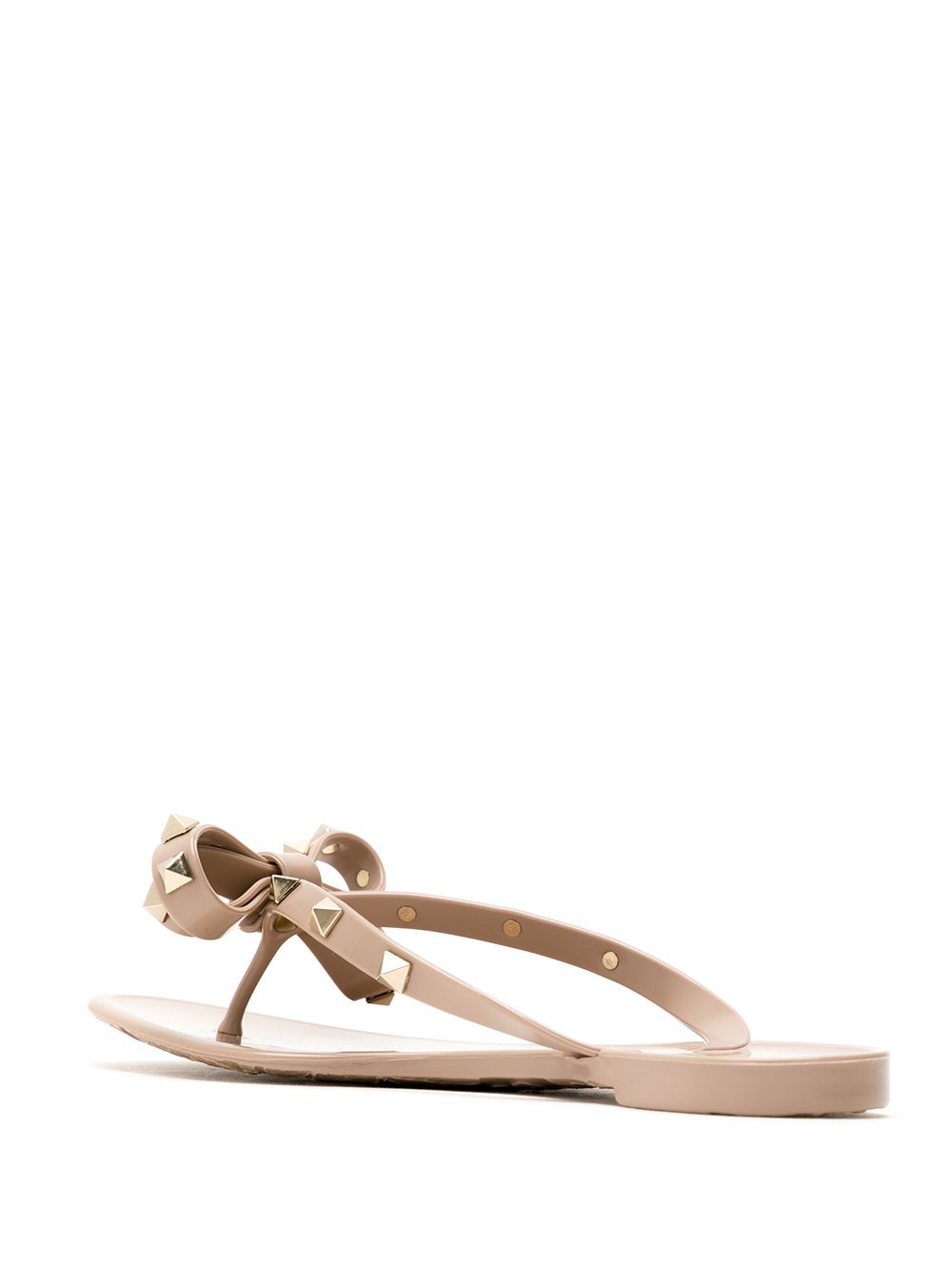Valentino Garavani Rockstud Rubber Flip Flops - Gallerias