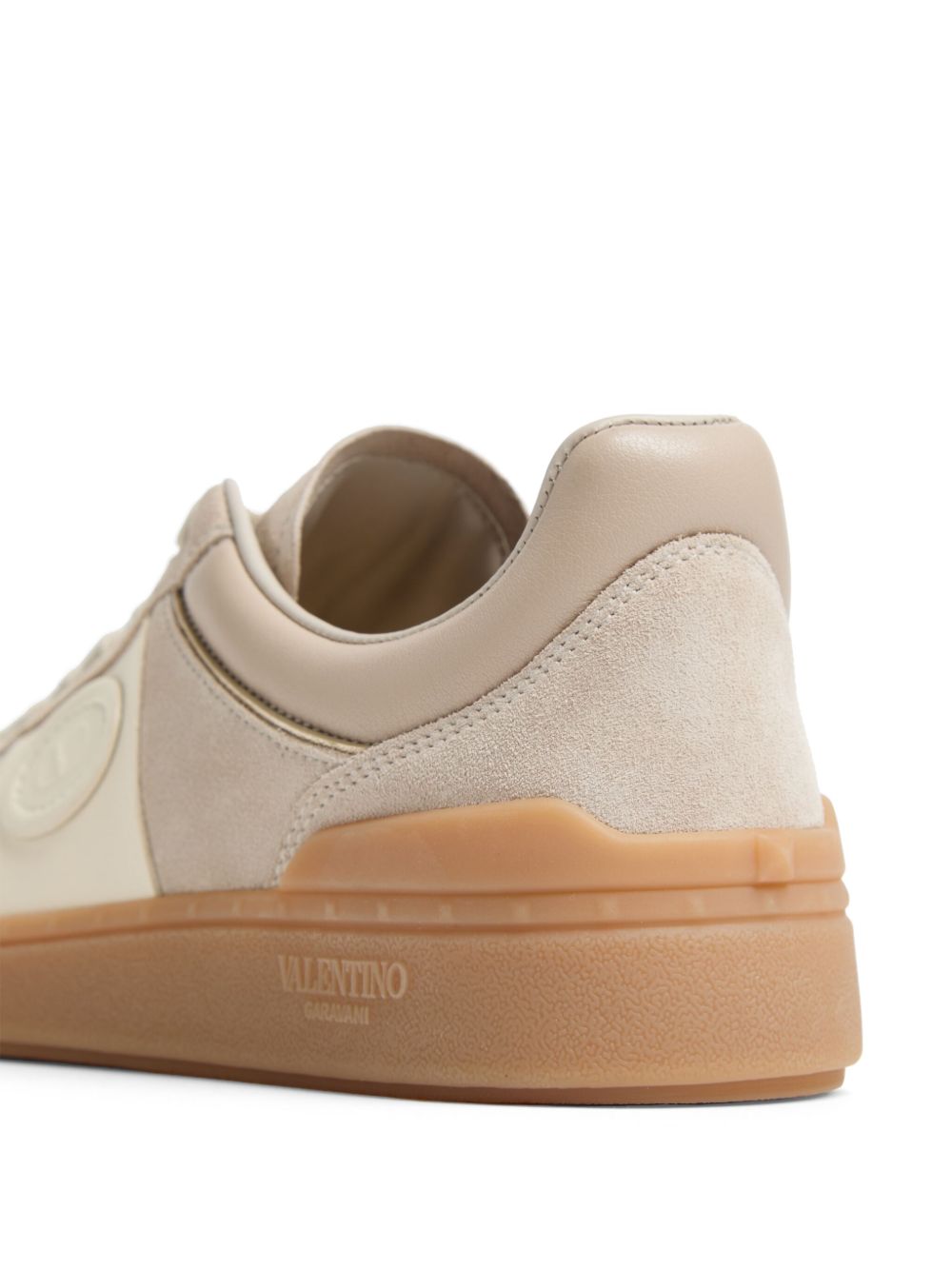 Valentino Garavani Upvillage Low Top Sneaker in Split Leather and Nappa Calfskin Valentino Garavani