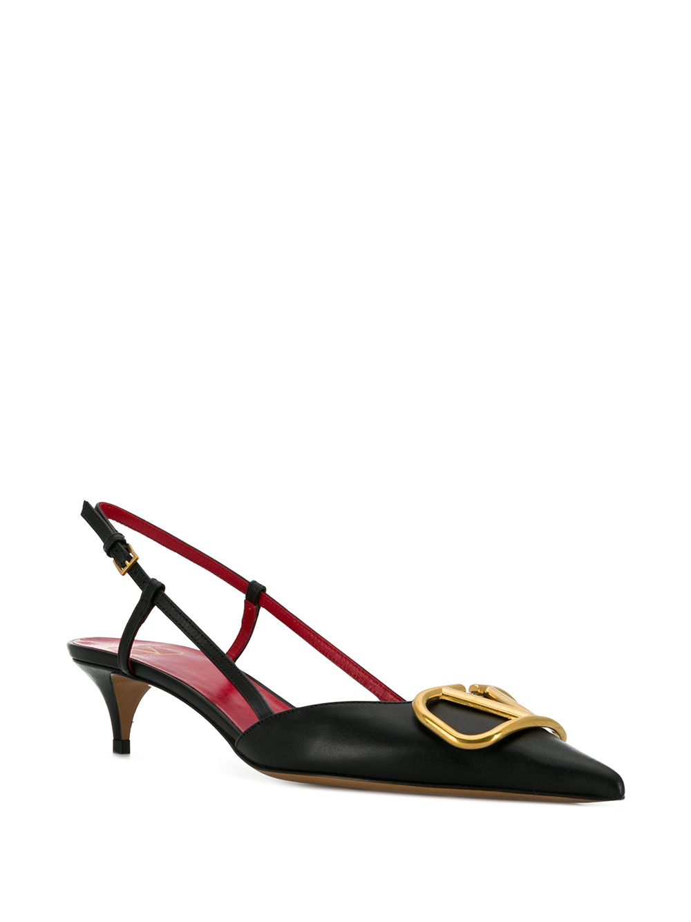 Valentino Garavani Vlogo Signature Slingback Décolleté In Calfskin 40mm Valentino Garavani