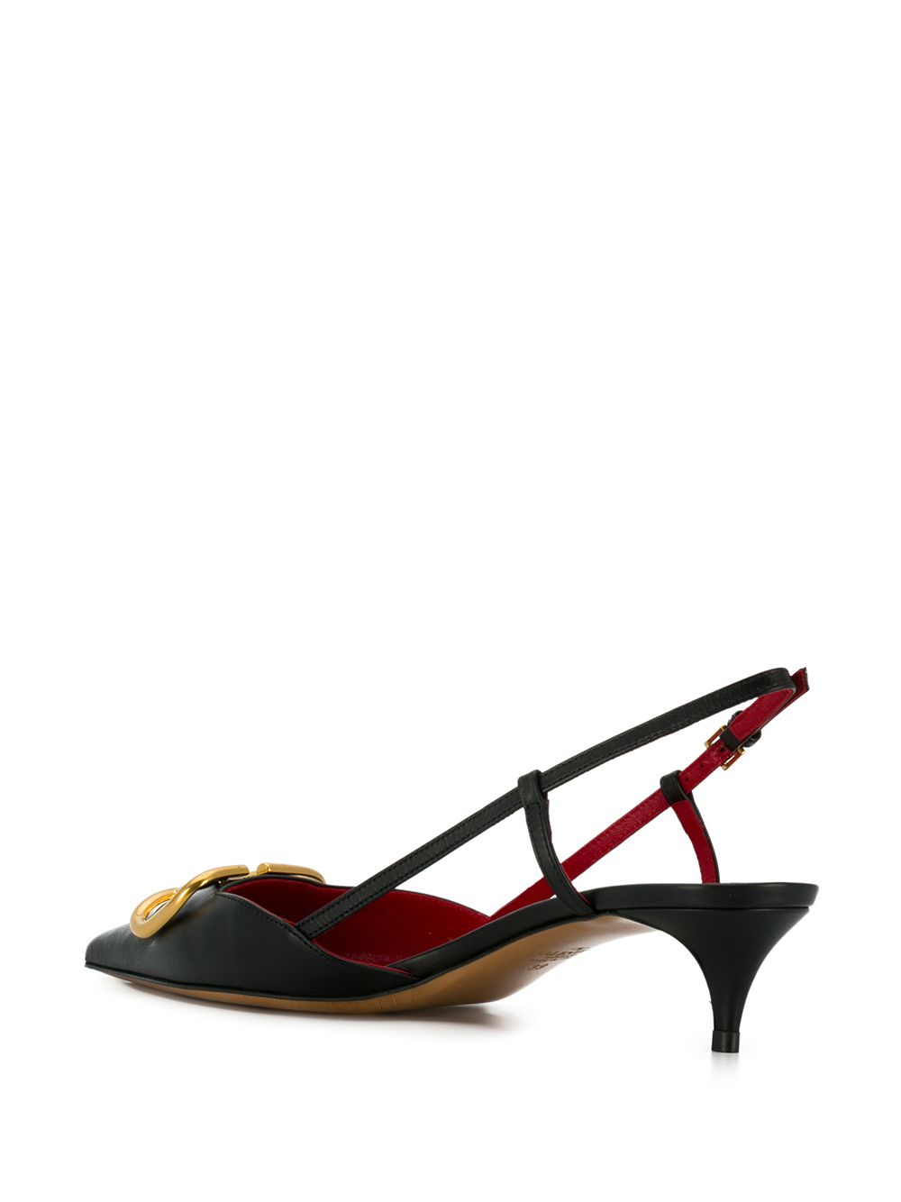 Valentino Garavani Vlogo Signature Slingback Décolleté In Calfskin 40mm Valentino Garavani