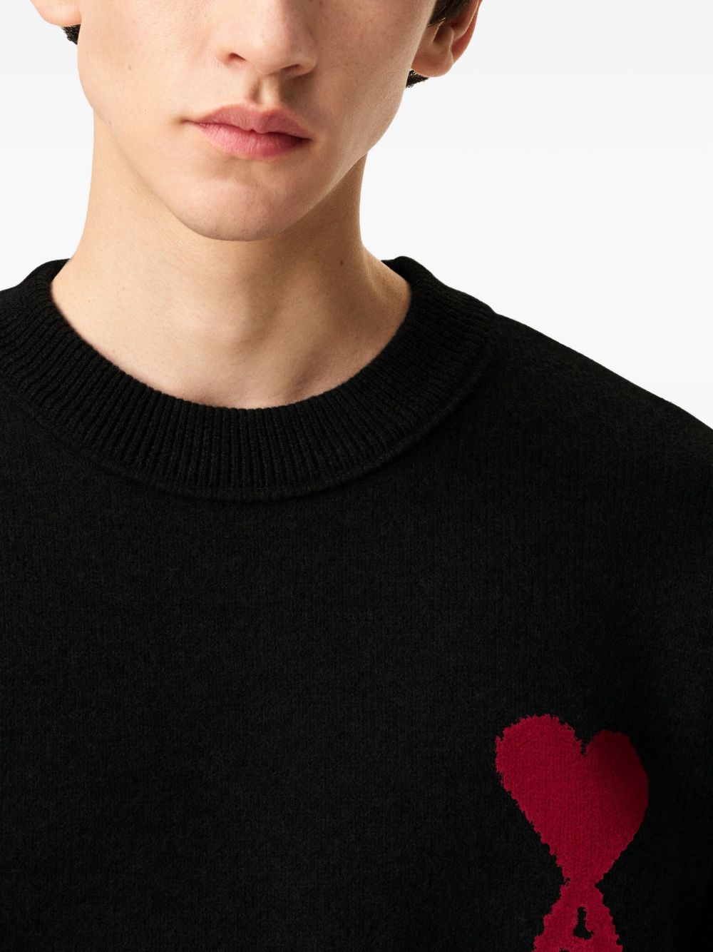 Ami Paris Sweaters Black Ami Paris