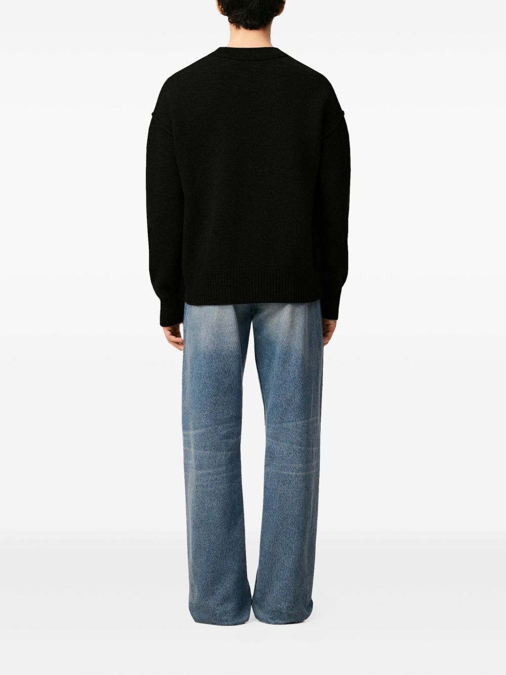 Ami Paris Sweaters Black Ami Paris