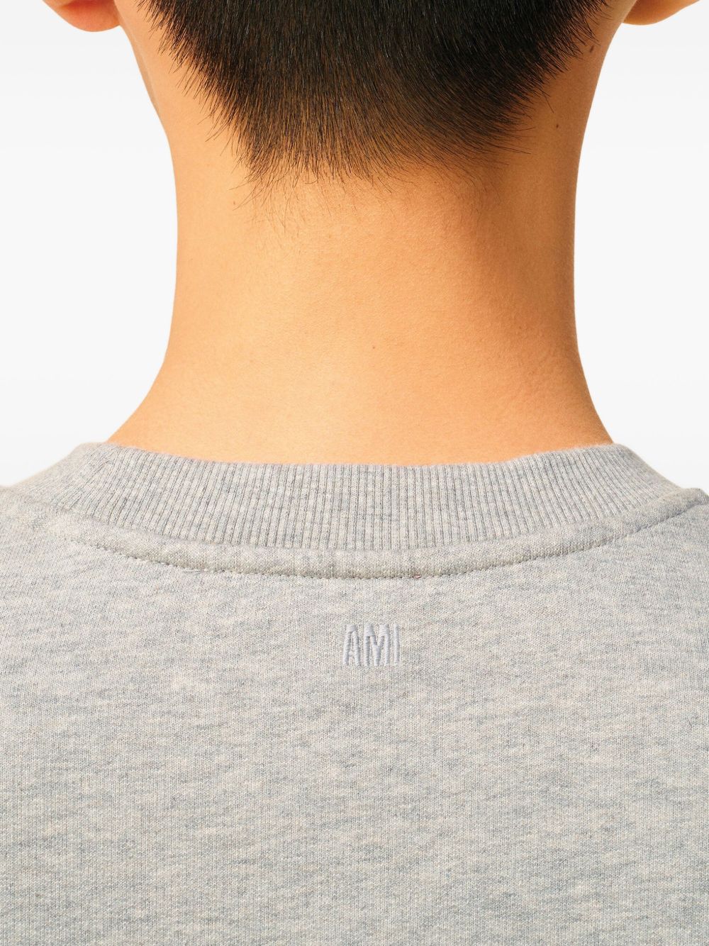 Ami Paris Sweaters Light Grey Ami Paris