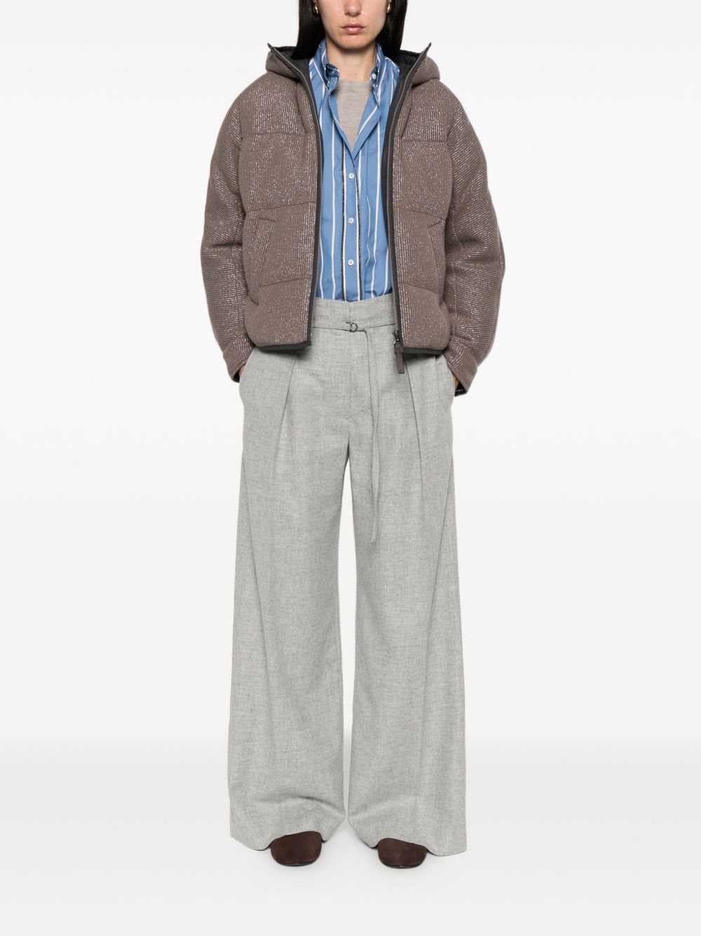 Brunello Cucinelli Coats Brown Brunello Cucinelli