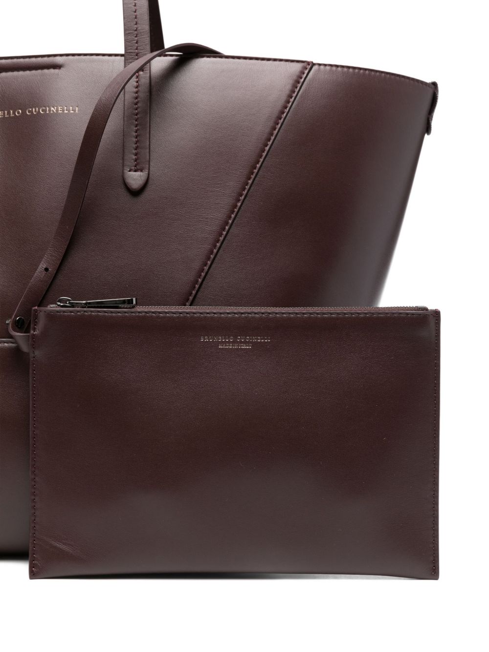 Brunello Cucinelli BC Duo leather tote bag Brunello Cucinelli