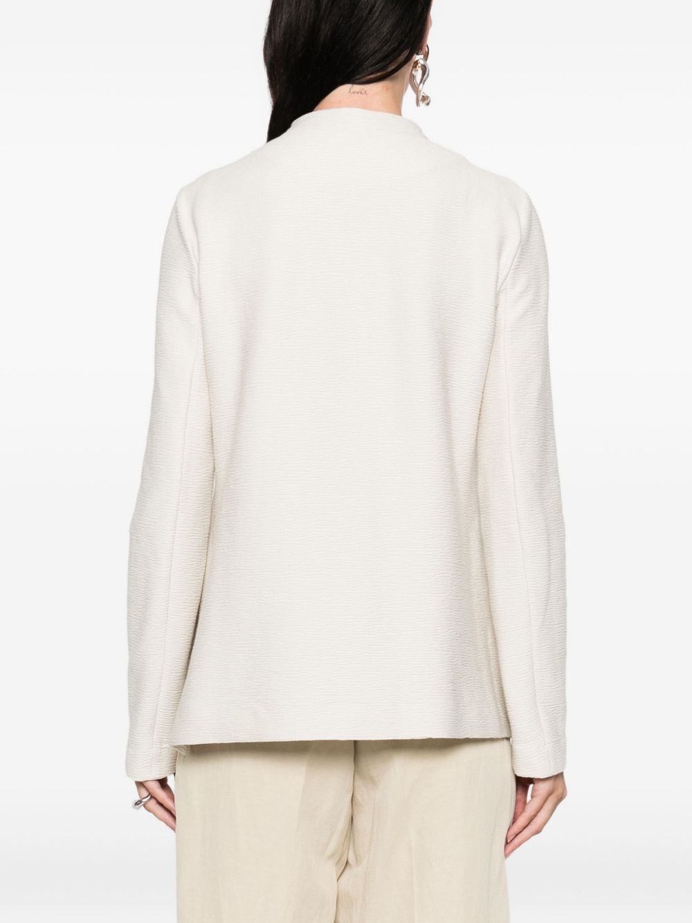 Emporio Armani Asymmetric-fastening jacket Emporio Armani