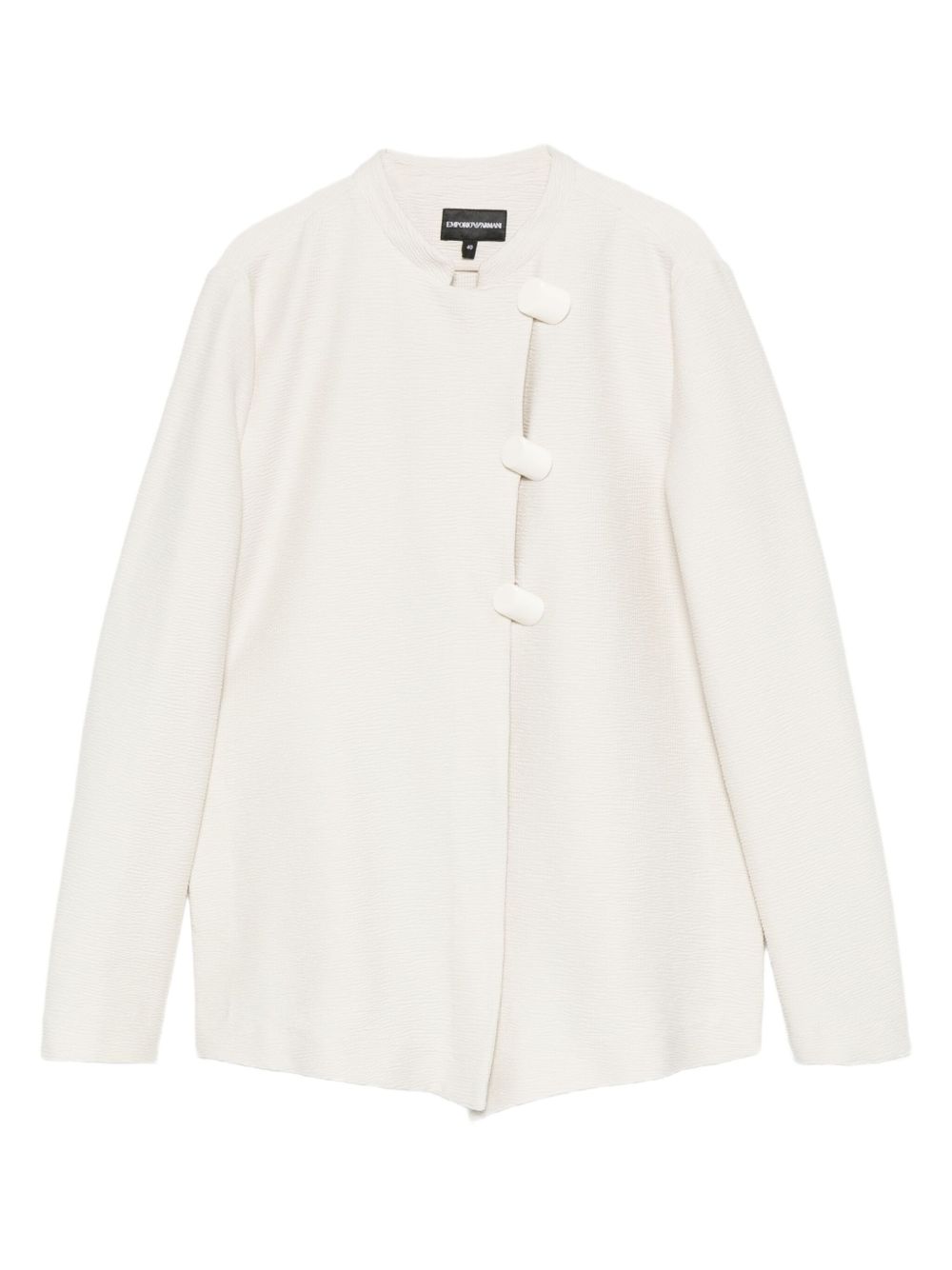 Emporio Armani Asymmetric-fastening jacket Emporio Armani