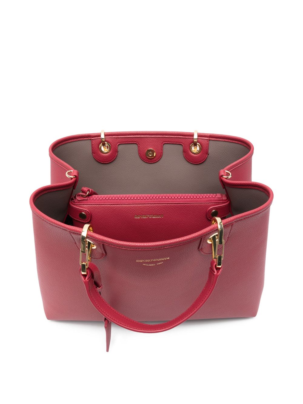 Emporio Armani MyEA medium shopper with deer print Emporio Armani