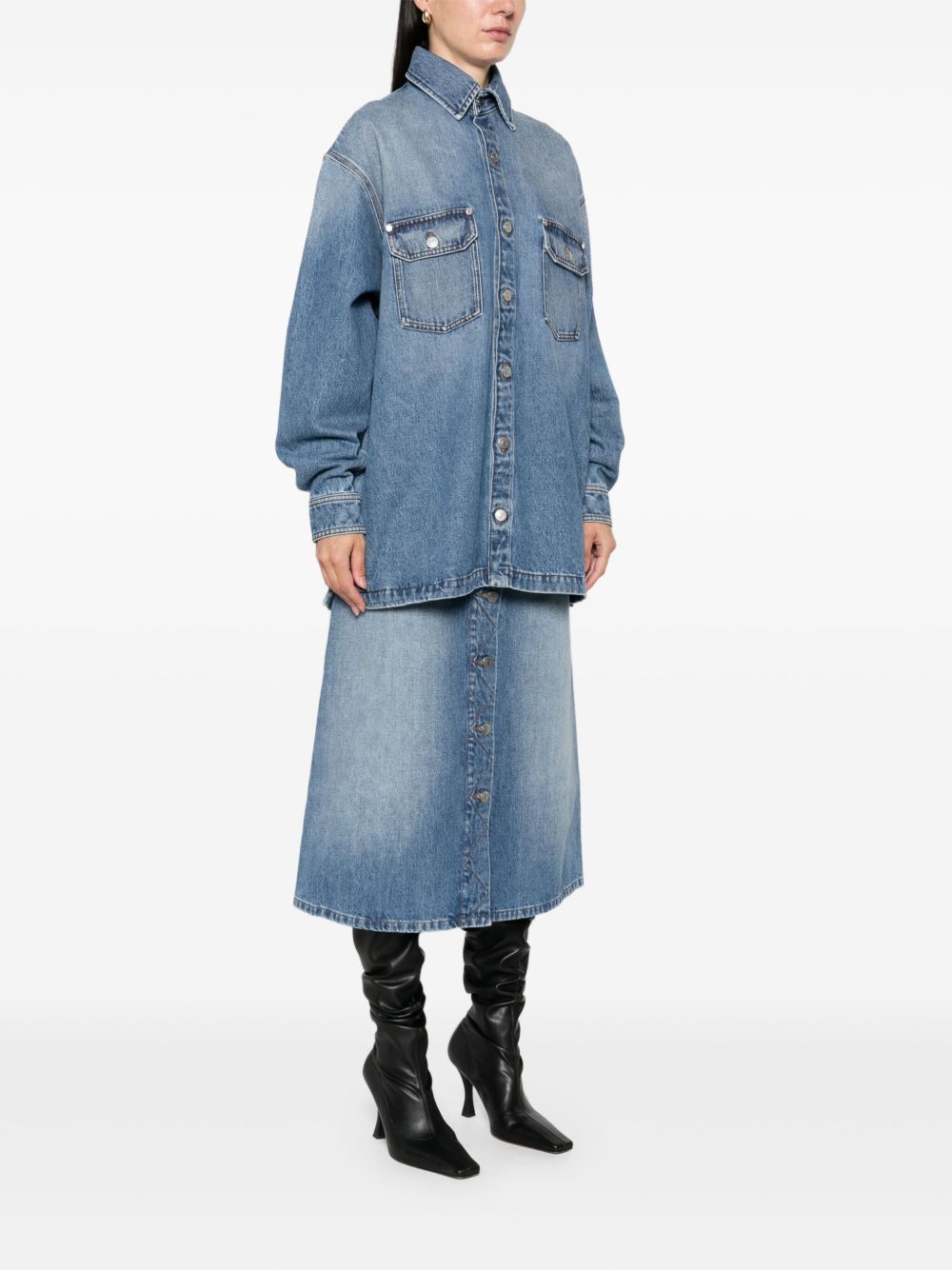 Stella McCartney Shirts Blue Stella McCartney