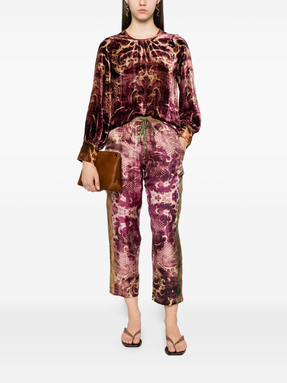 Pierre Louis Mascia Trousers Purple Pierre Louis Mascia
