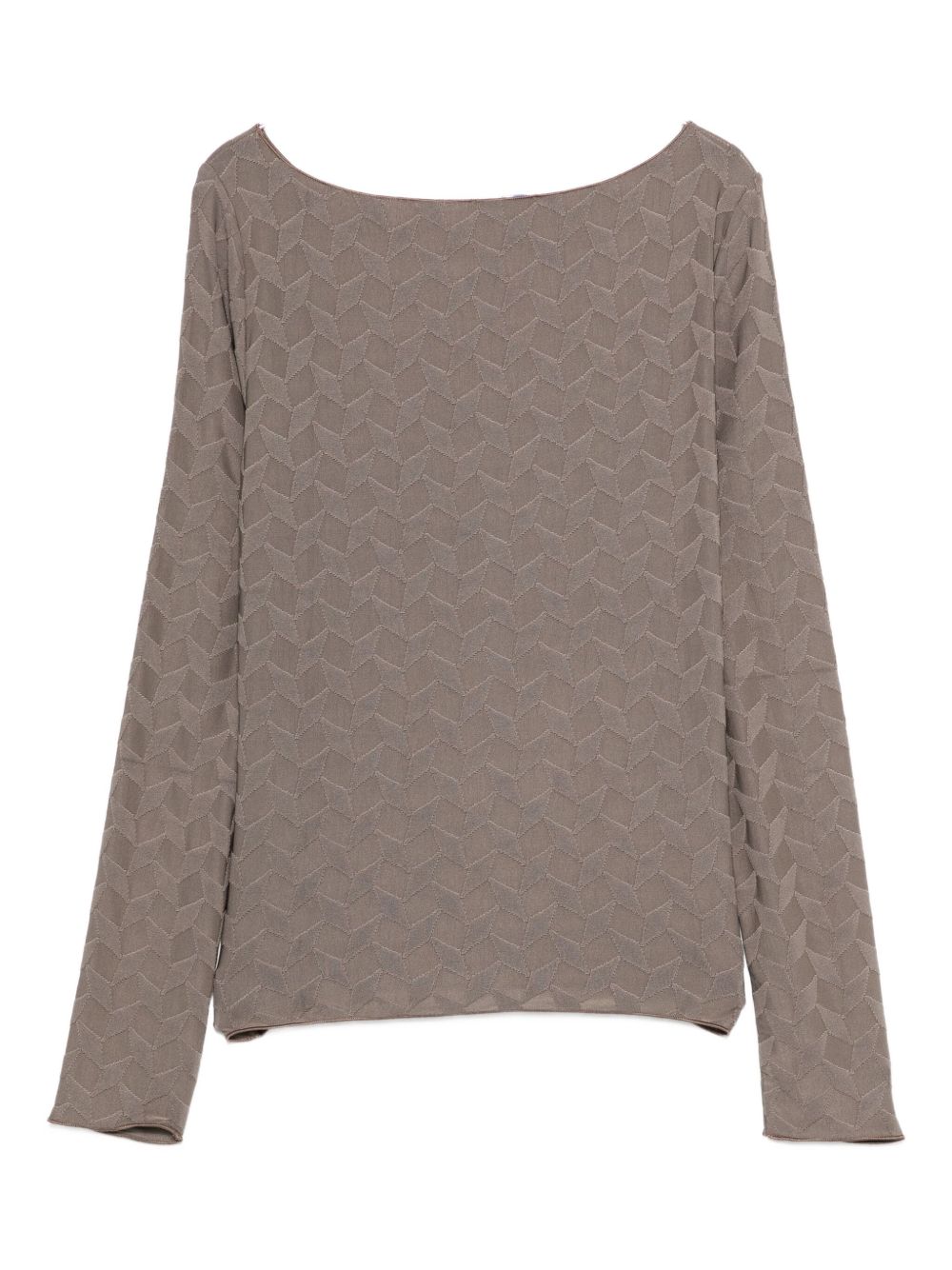 Emporio Armani Blouse with geometric pattern Emporio Armani