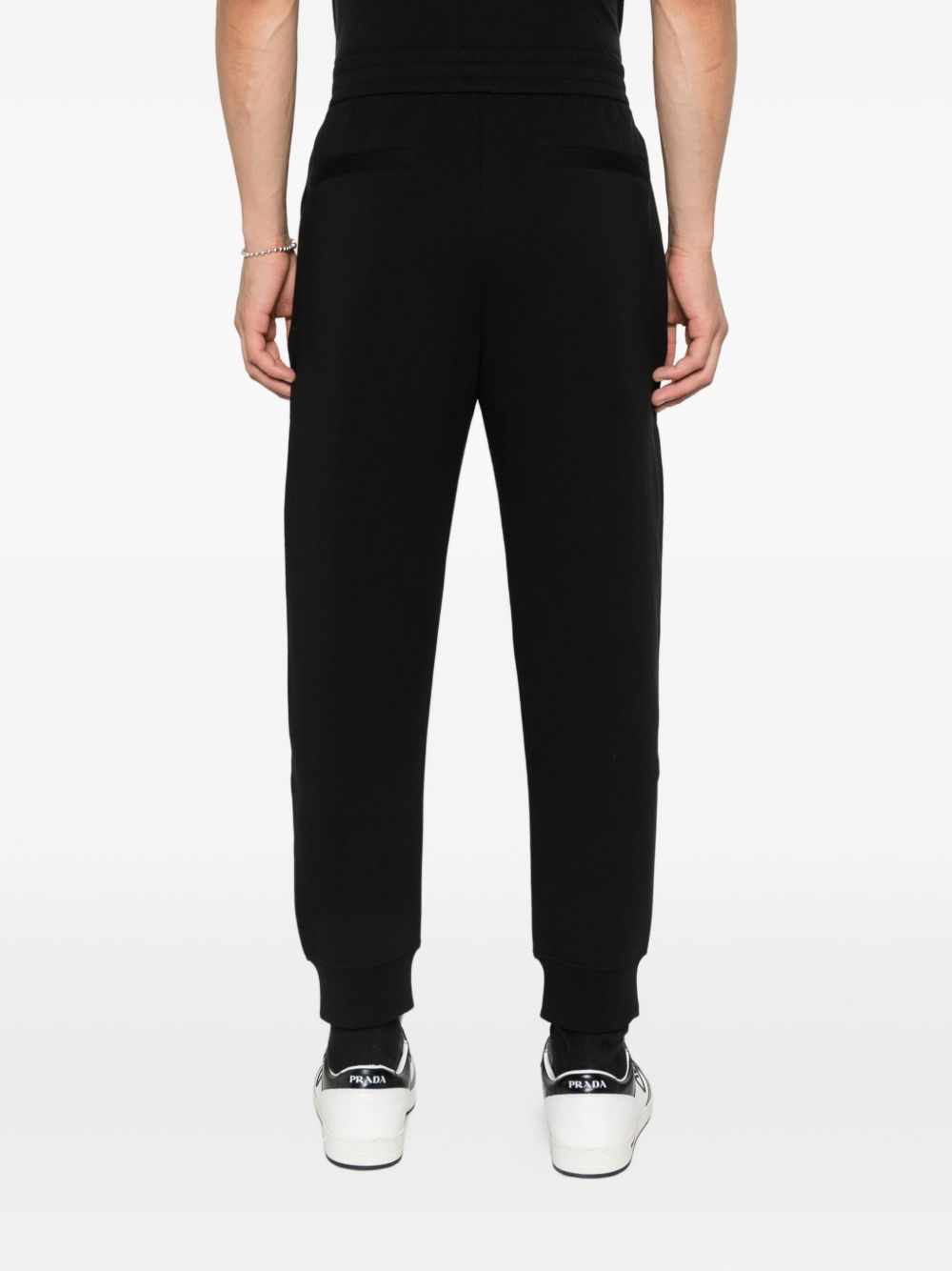 Emporio Armani Logo-embroidered cuffed track pants Emporio Armani