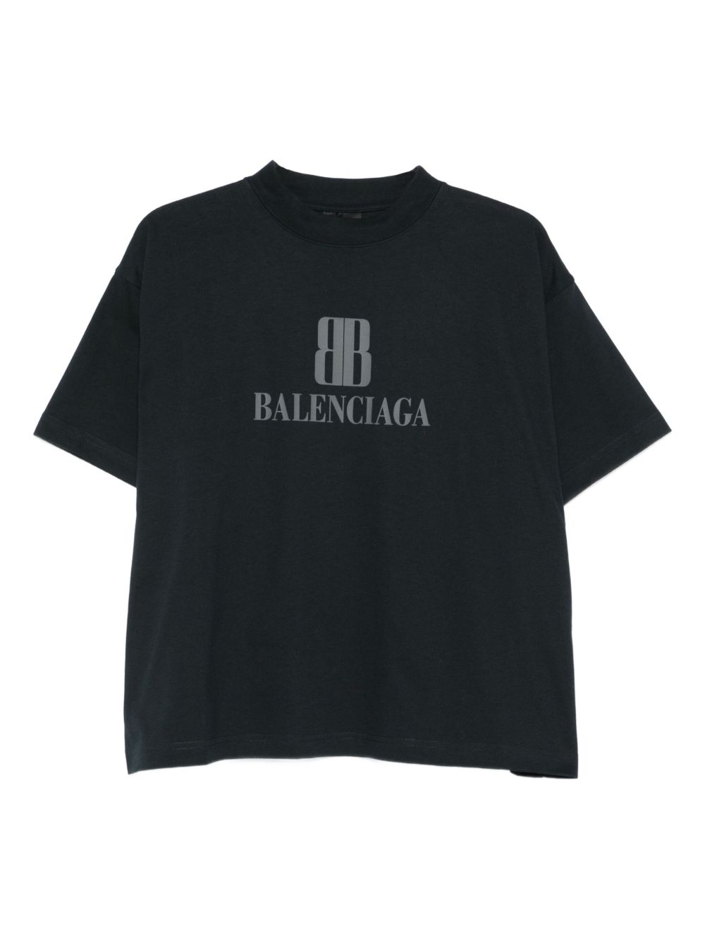 Balenciaga Nano Bb Cropped T-Shirt Balenciaga