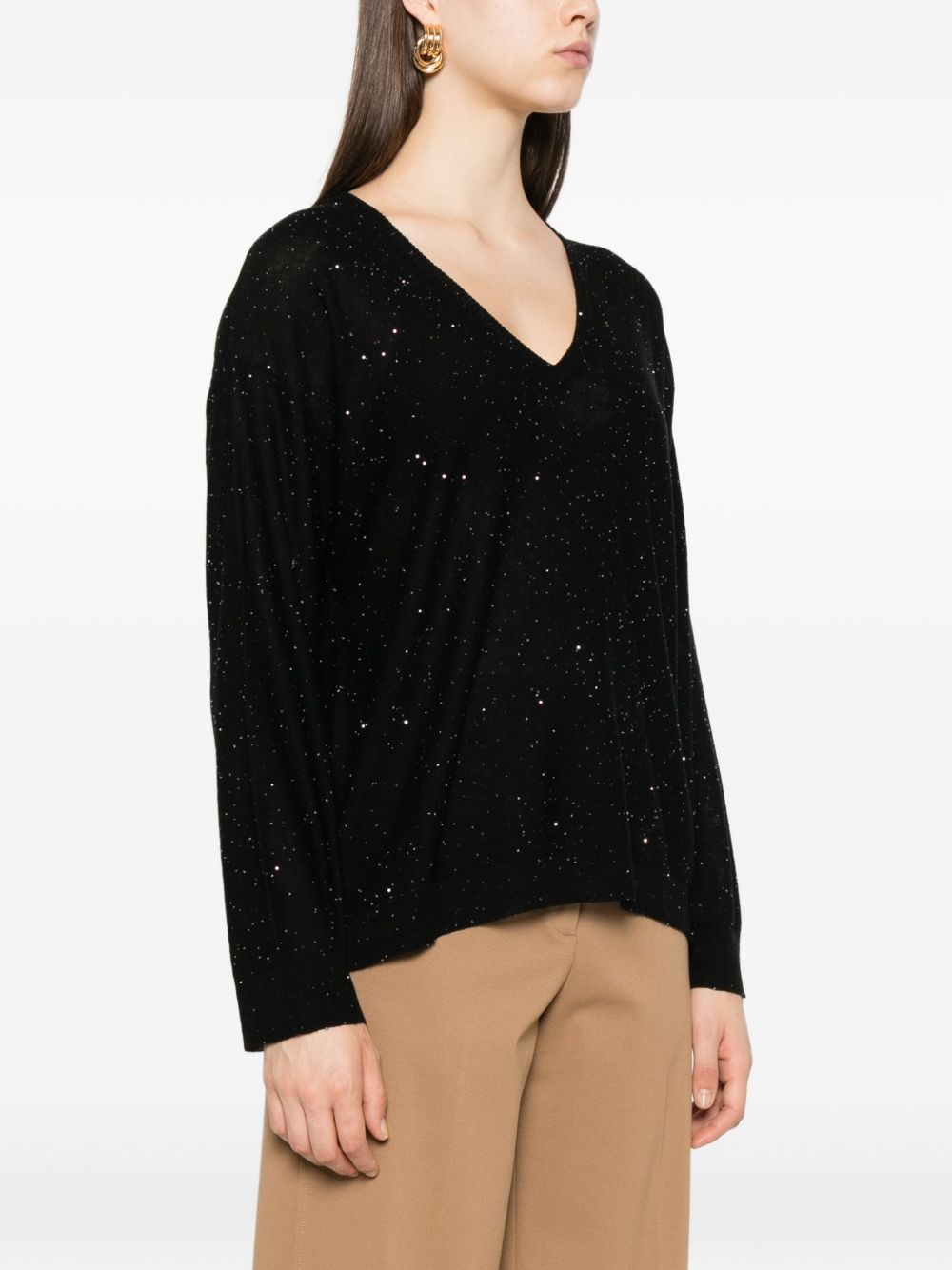 Fabiana Filippi Sweaters Black Fabiana Filippi