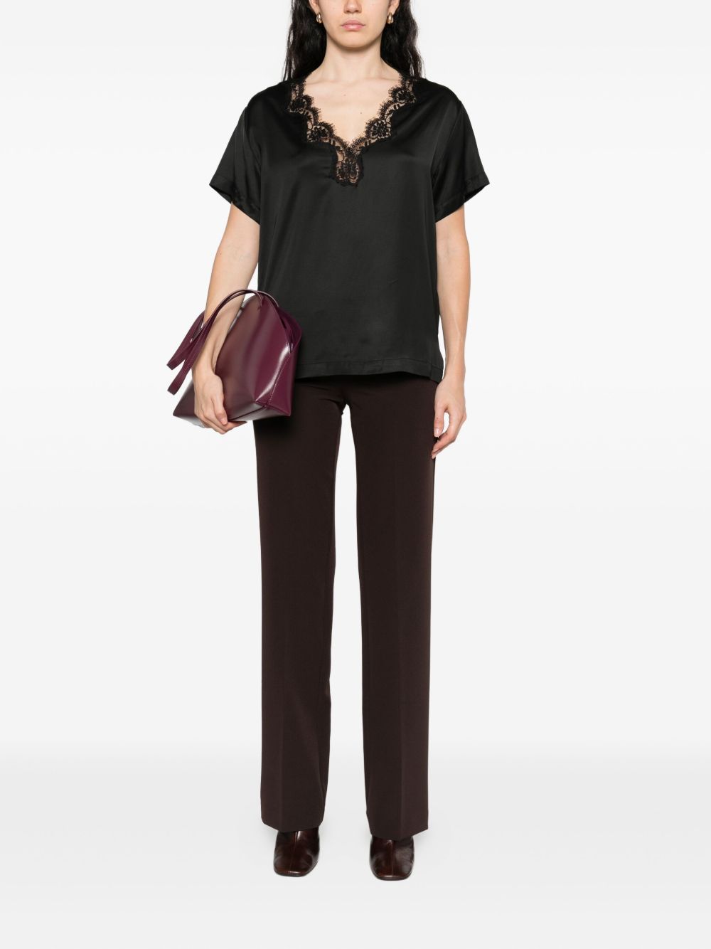 ERMANNO FIRENZE T-shirts and Polos Black Ermanno Firenze