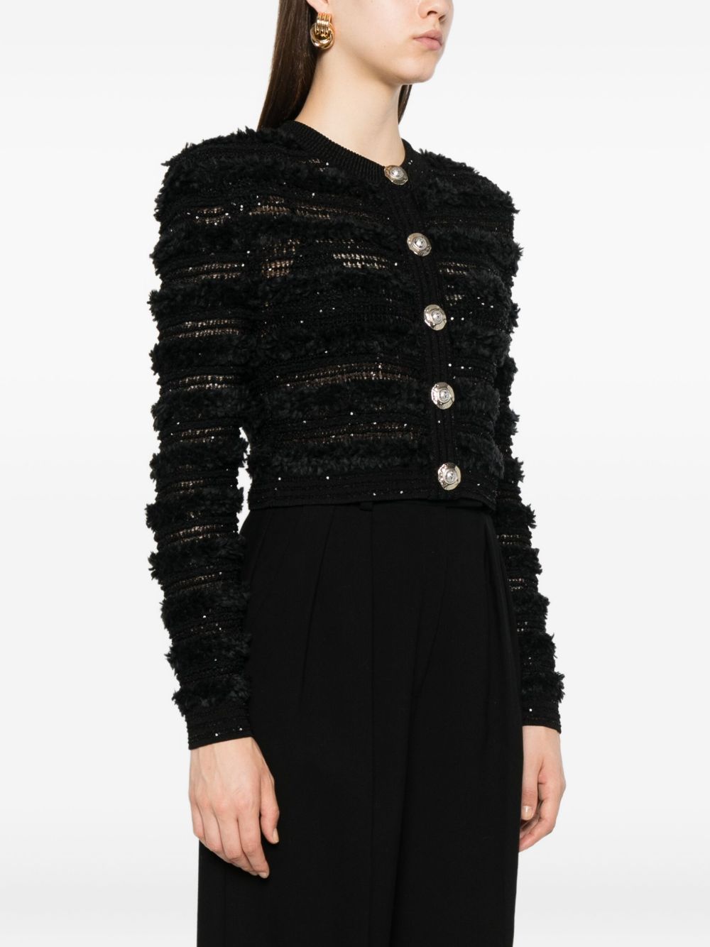 Balmain Sequin-embellished cardigan Balmain