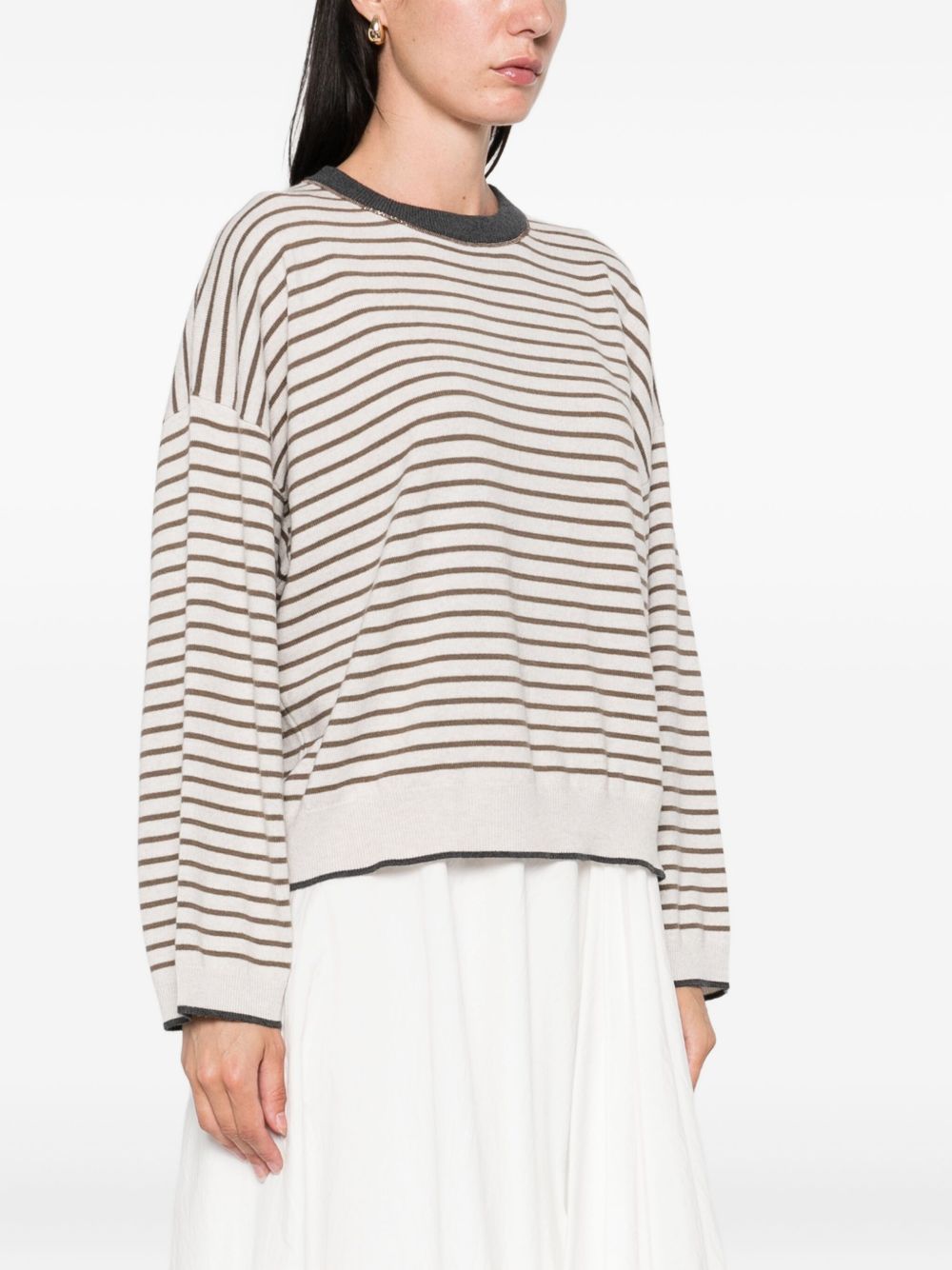 Brunello Cucinelli Sweaters Ivory Brunello Cucinelli