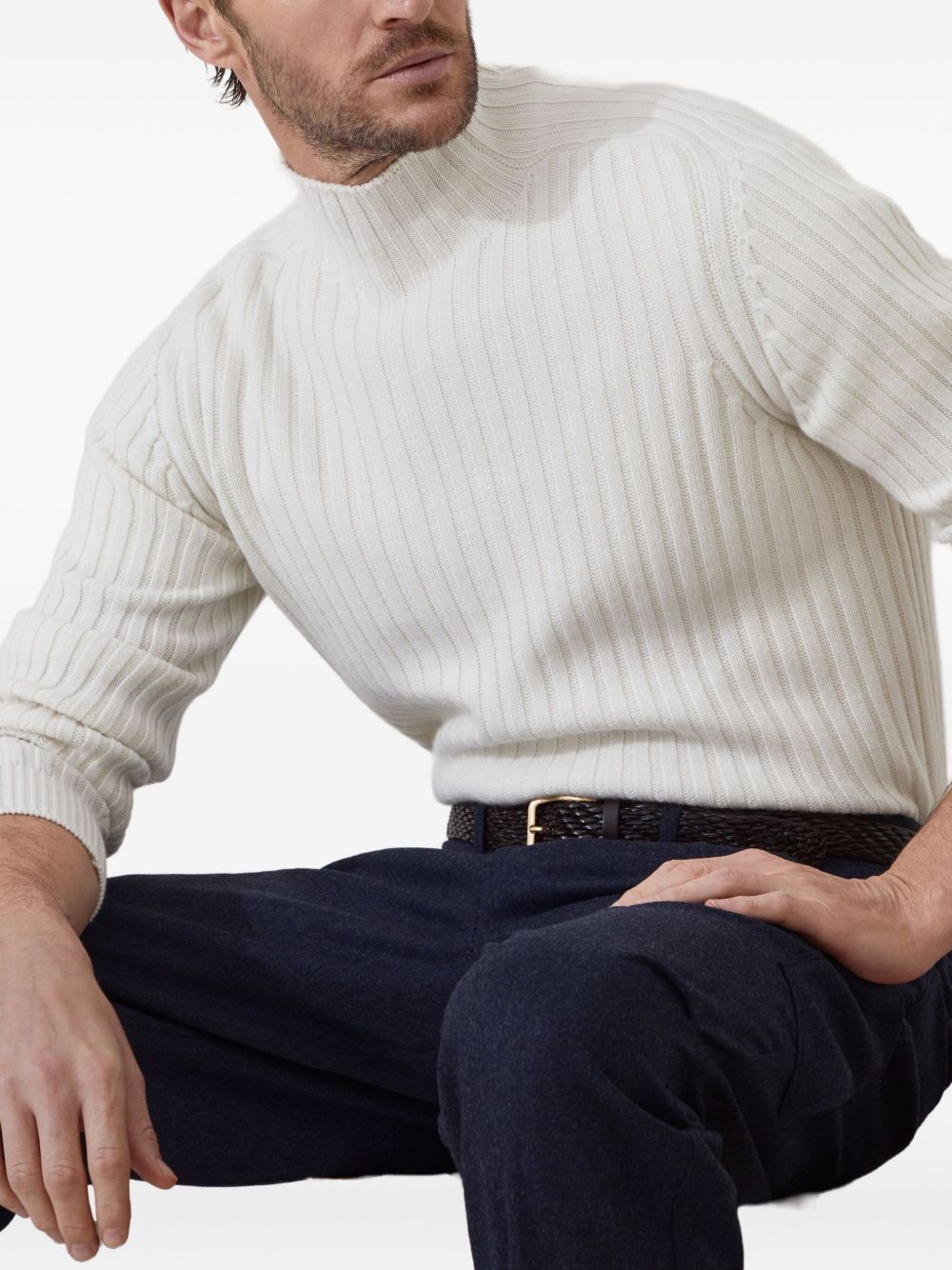 Brunello Cucinelli Sweaters White Brunello Cucinelli