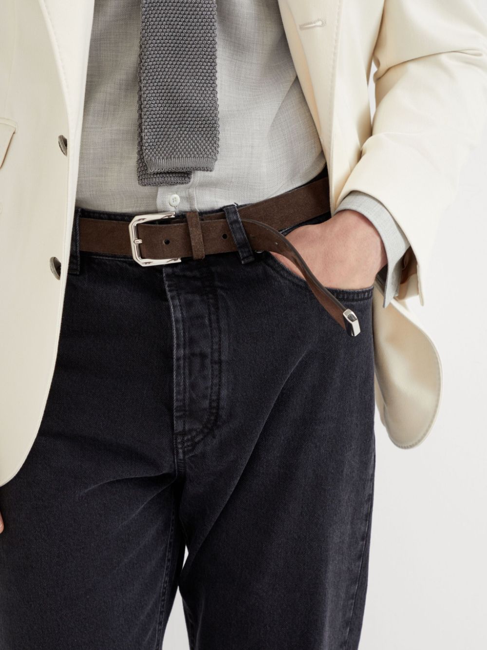 Brunello Cucinelli Leather belt Brunello Cucinelli